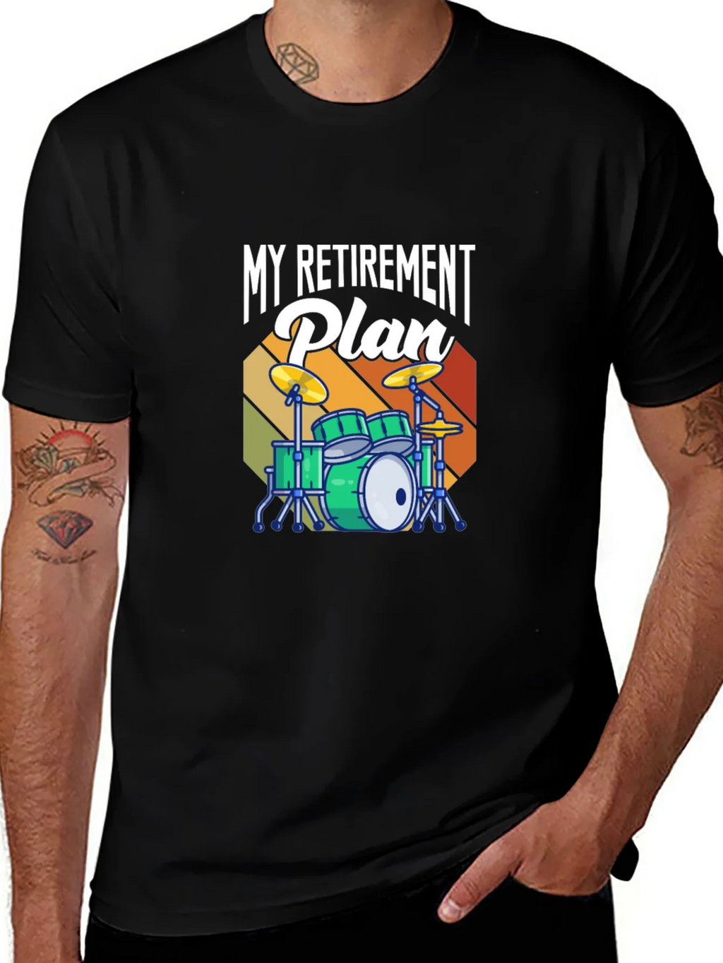 My Retirement Plan Drum Set T-Shirt - Music Lover Tee product image 1