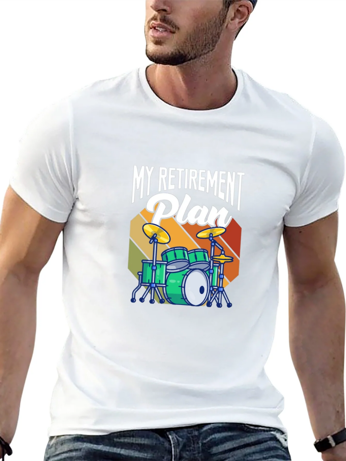 My Retirement Plan Drum Set T-Shirt - Music Lover Tee product image 12