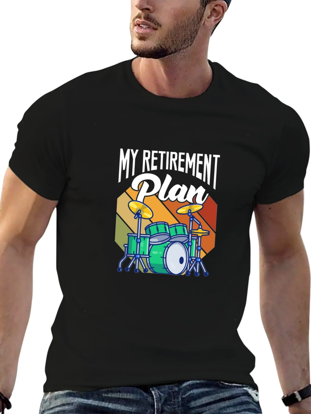 My Retirement Plan Drum Set T-Shirt - Music Lover Tee product image 6