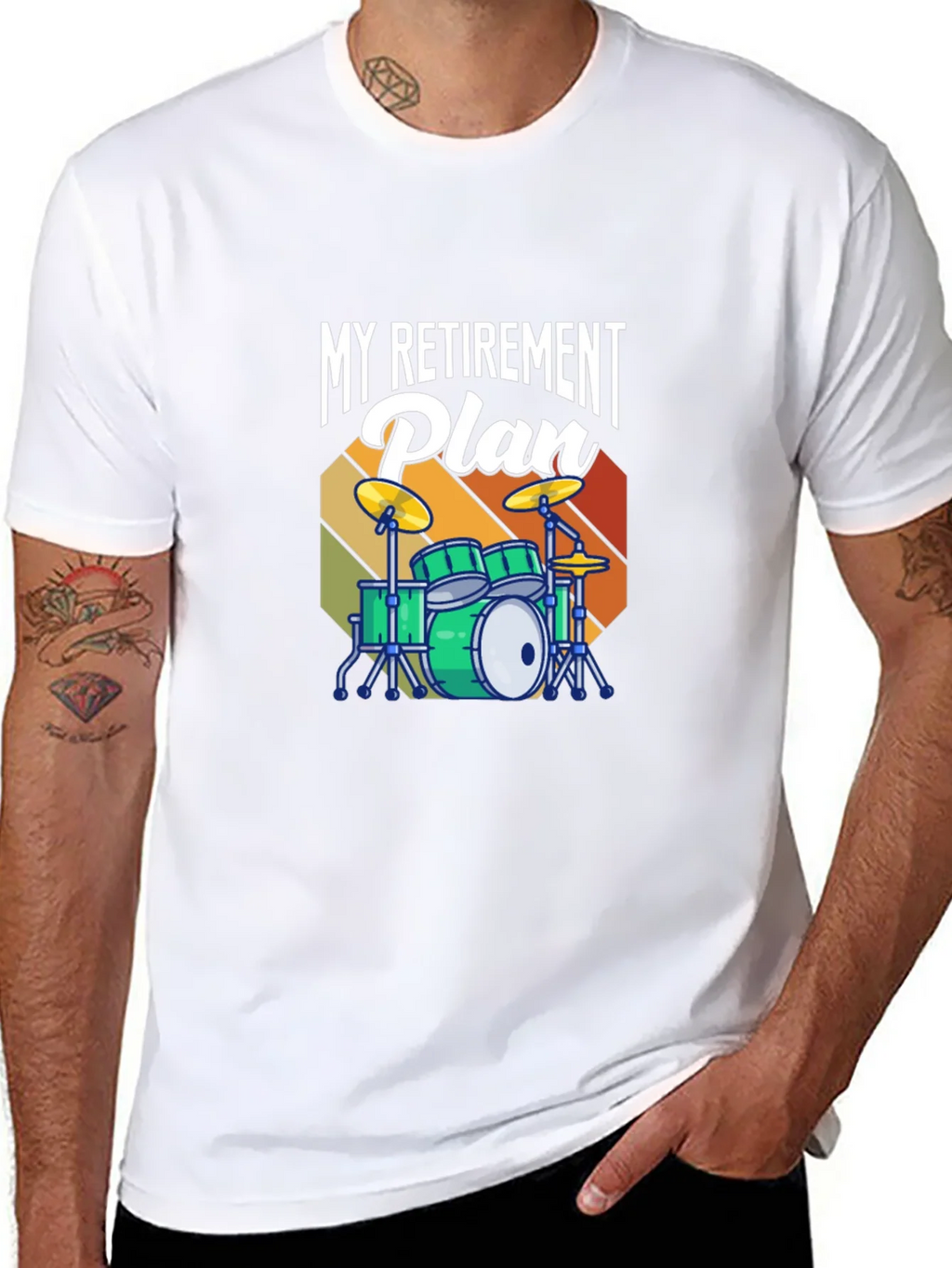 My Retirement Plan Drum Set T-Shirt - Music Lover Tee product image 7