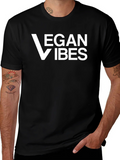 Vegan Vibes T-Shirt - Classic Black Tee product image 1