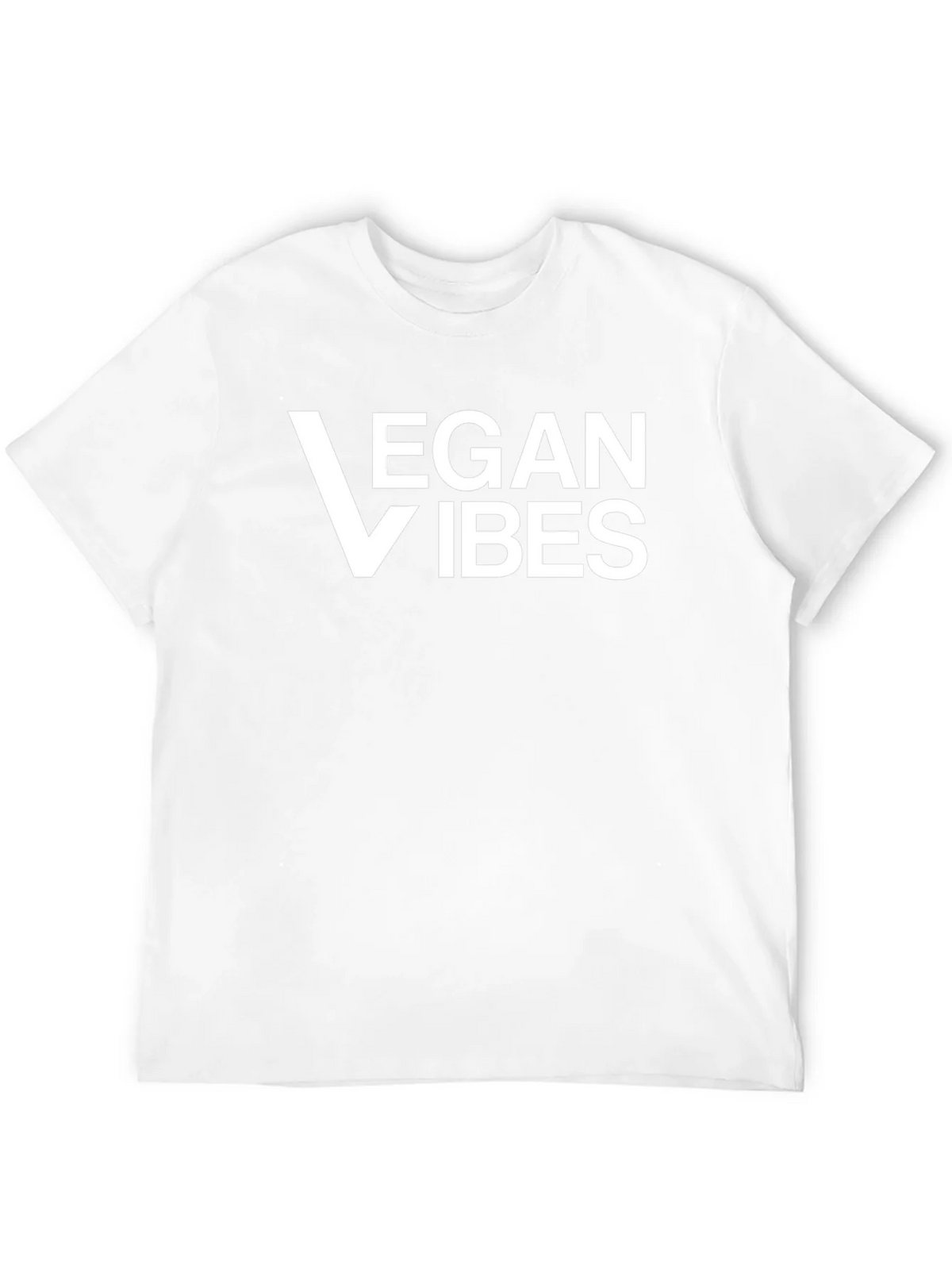 Vegan Vibes T-Shirt - Classic Black Tee product image 8