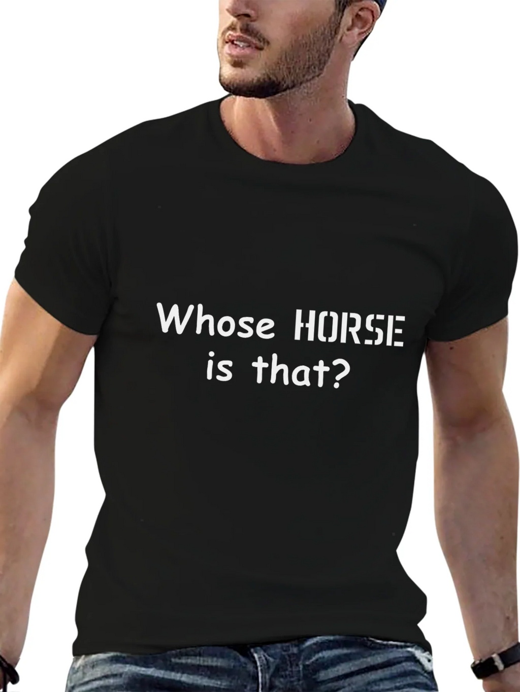 Whose Horse Is That? Graphic Tee product image 6