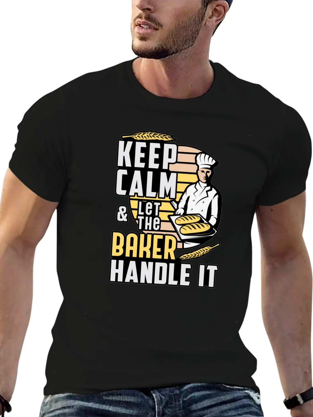 Keep Calm Baker T-Shirt - Funny Baking Tee product image 6