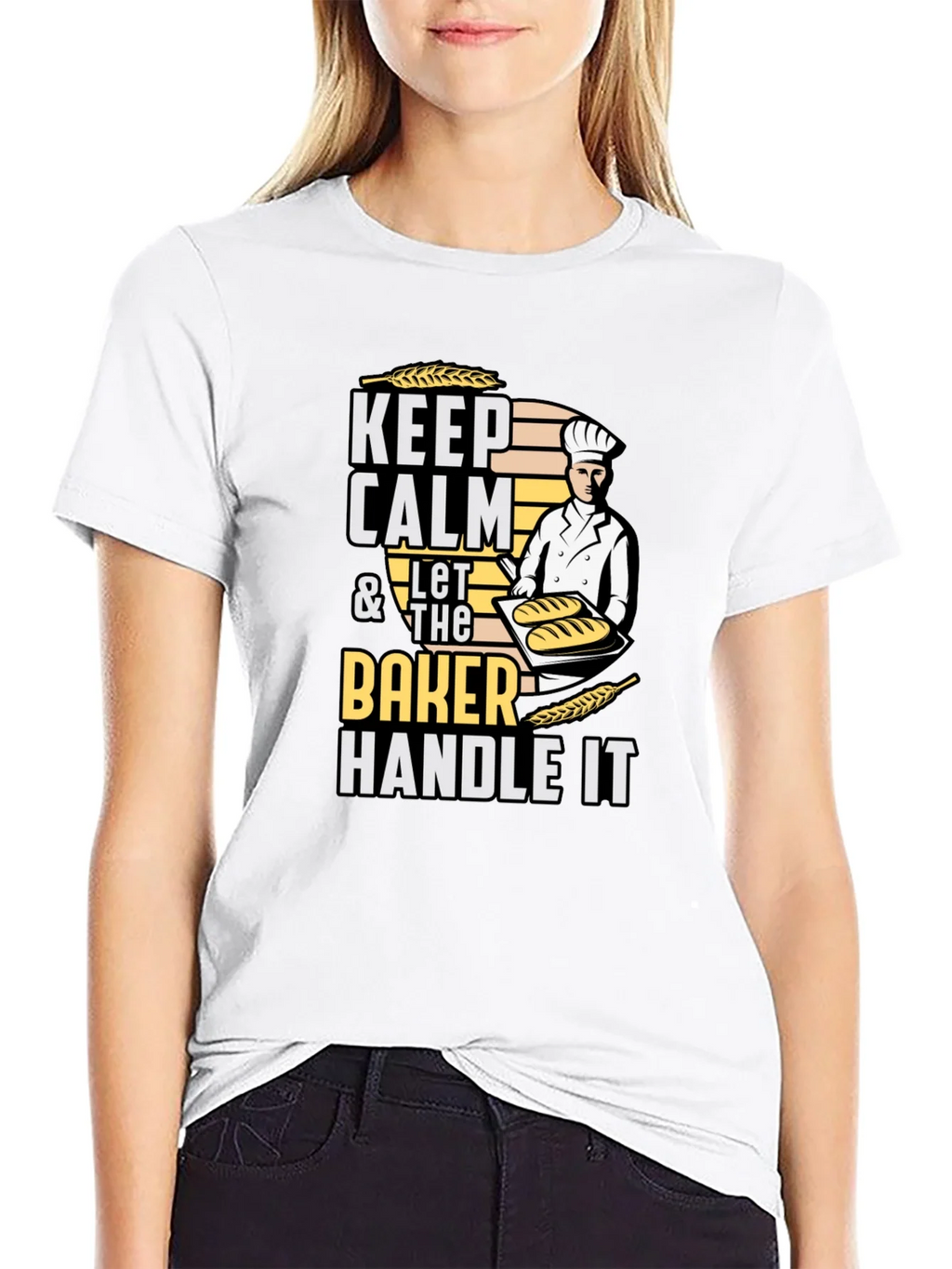 Keep Calm Baker T-Shirt - Funny Baking Tee product image 8