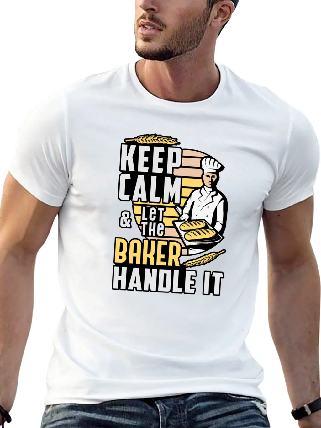 Keep Calm Baker T-Shirt - Funny Baking Tee product image 12