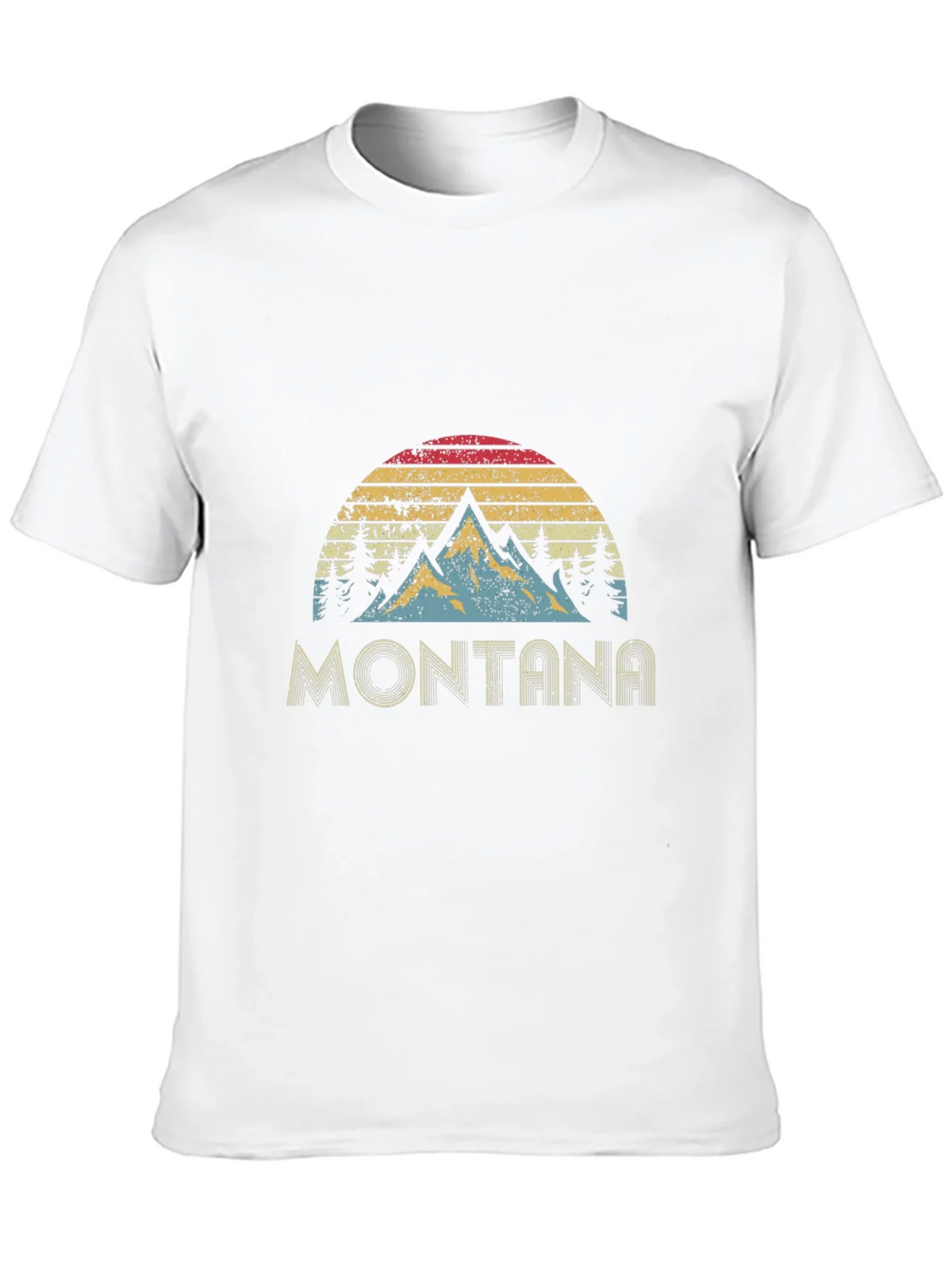 Vintage Montana Mountain Sunset Graphic T-Shirt product image 9