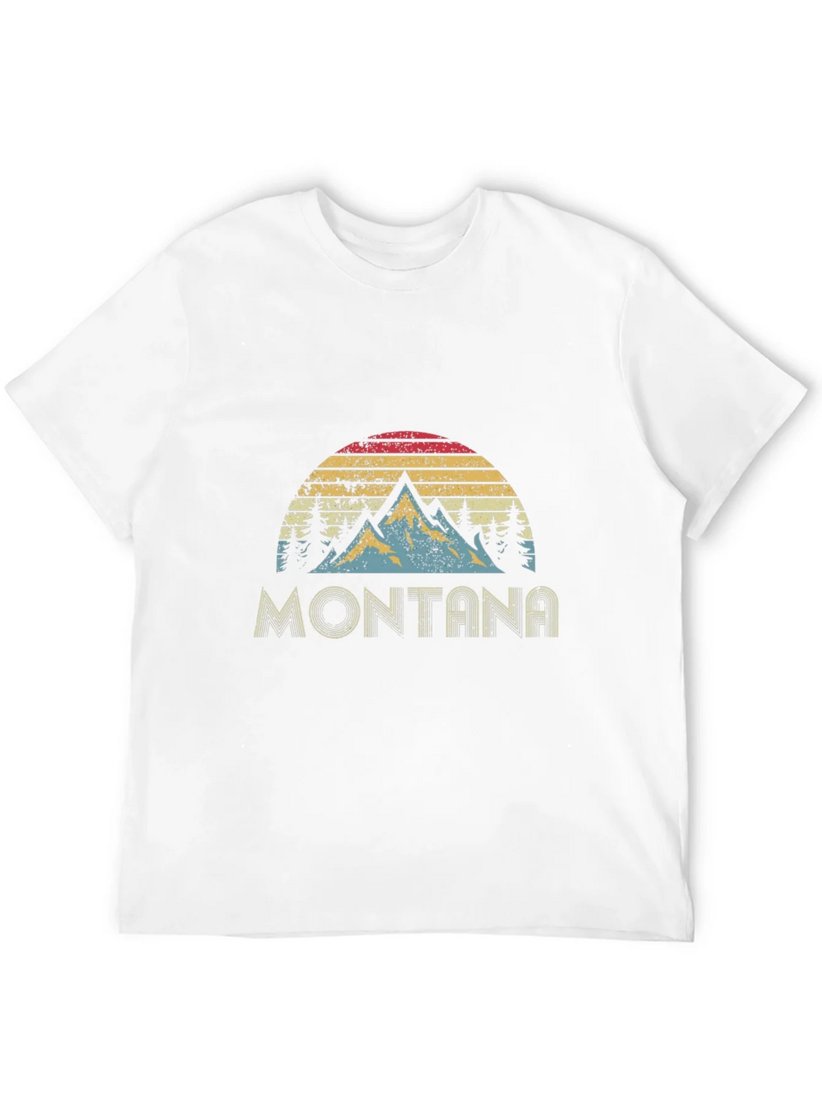 Vintage Montana Mountain Sunset Graphic T-Shirt product image 11