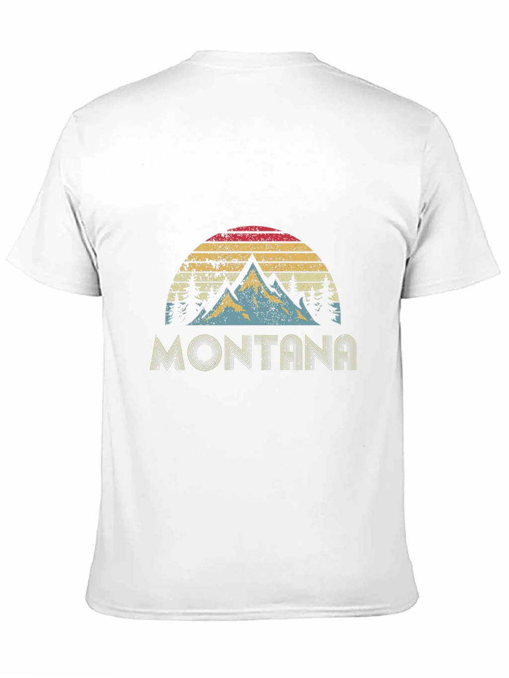 Vintage Montana Mountain Sunset Graphic T-Shirt product image 10