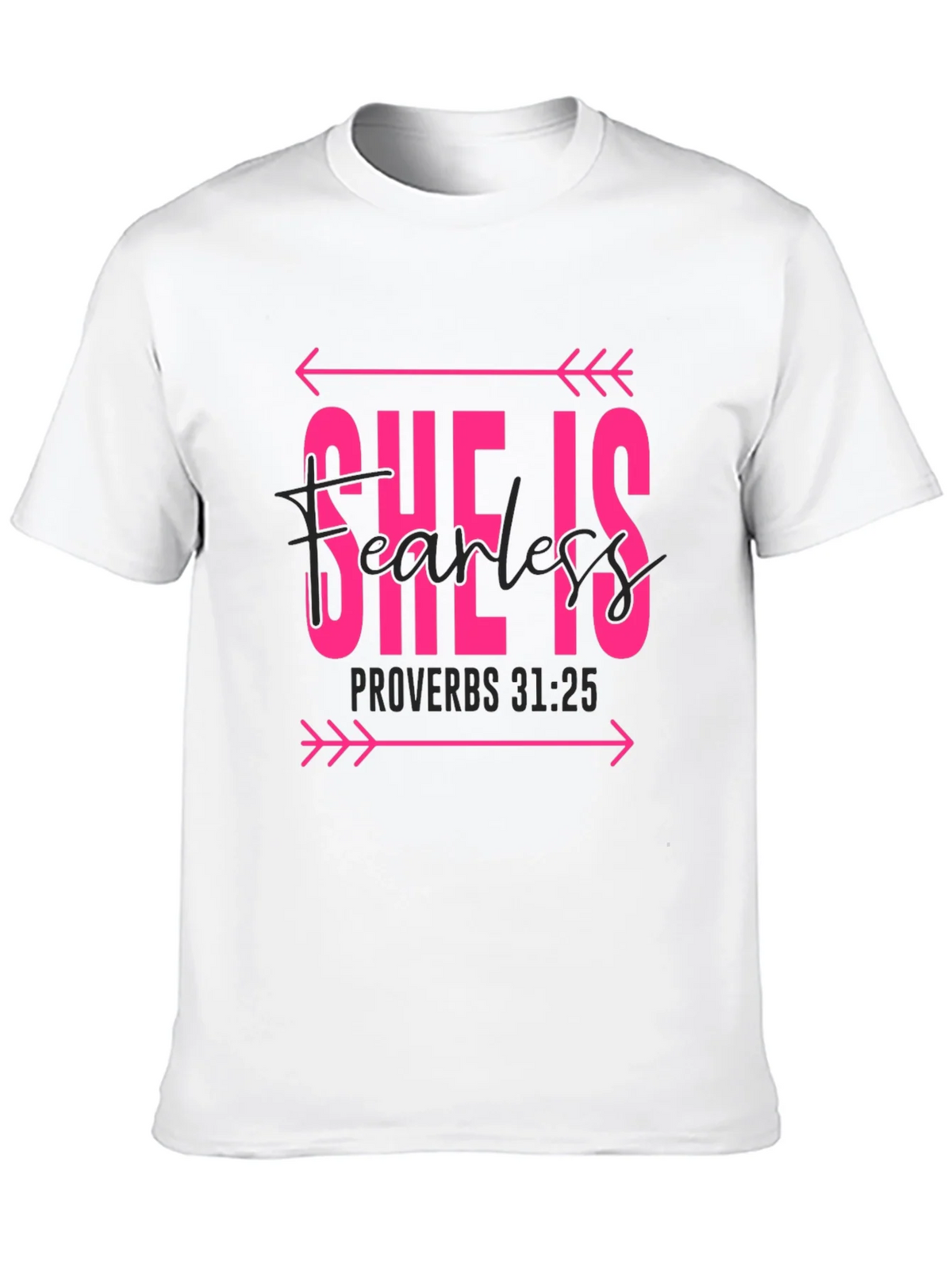 She is Fearless Graphic Tee - Proverbs 31:25 product image 9
