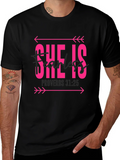 She is Fearless Graphic Tee - Proverbs 31:25 product image 1