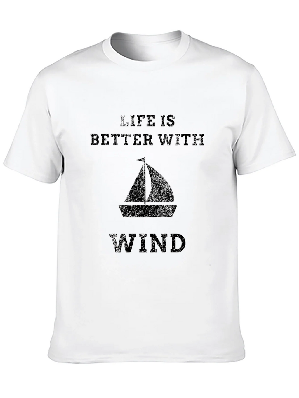 Life is Better With Wind Sailboat Graphic Tee product image 9