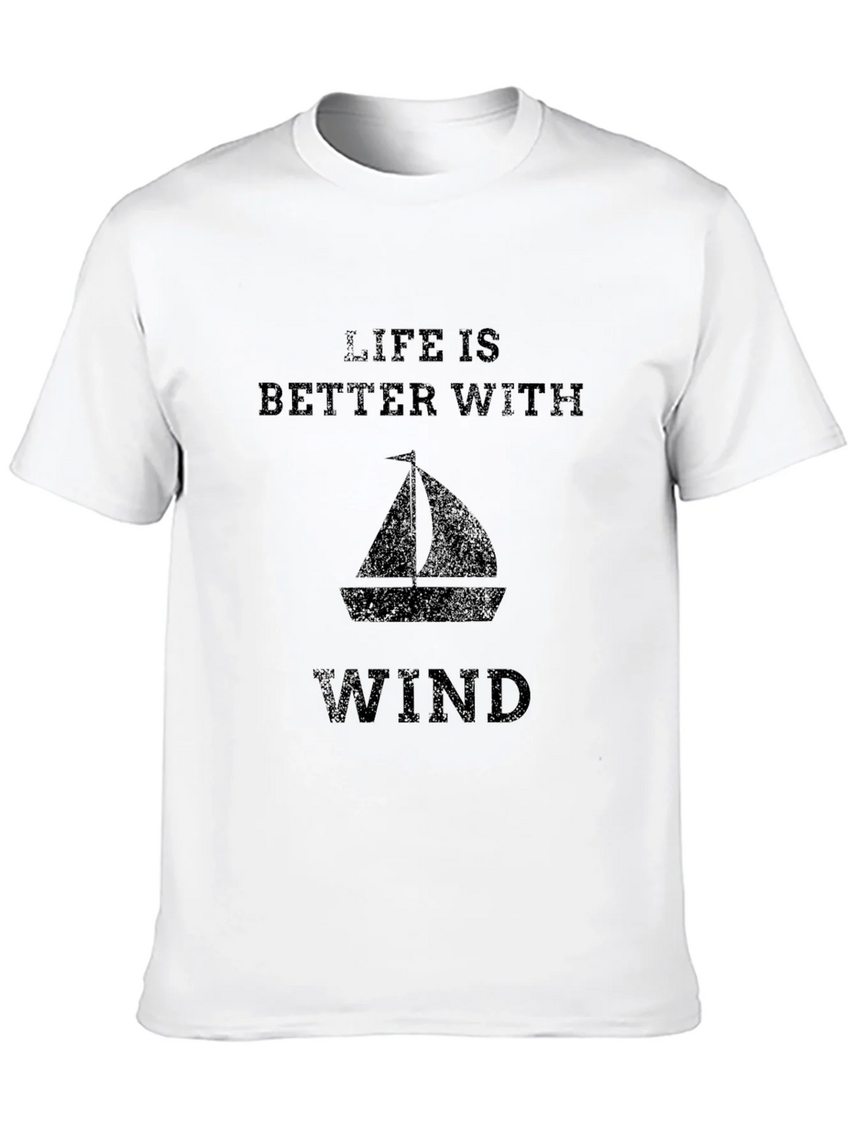 Life is Better With Wind Sailboat Graphic Tee product image 9