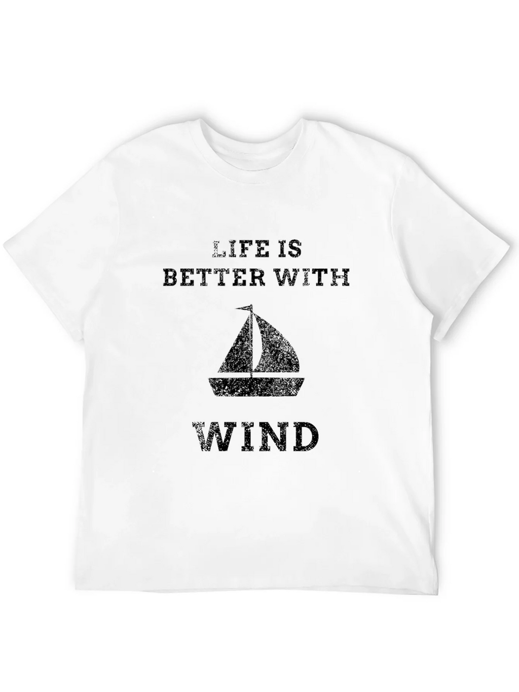 Life is Better With Wind Sailboat Graphic Tee product image 11