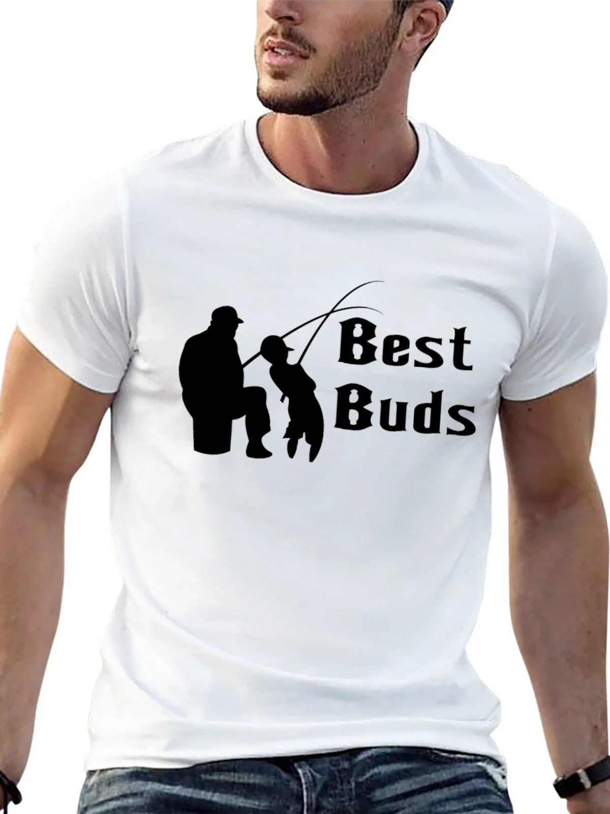 Best Buds Fishing Graphic Tee product image 11