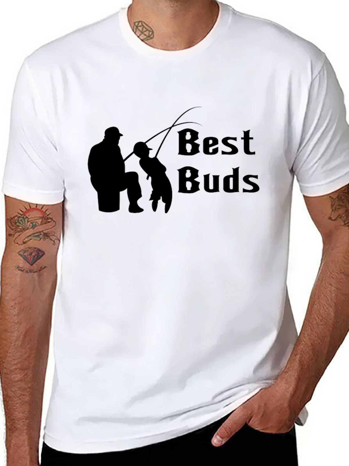 Best Buds Fishing Graphic Tee product image 7