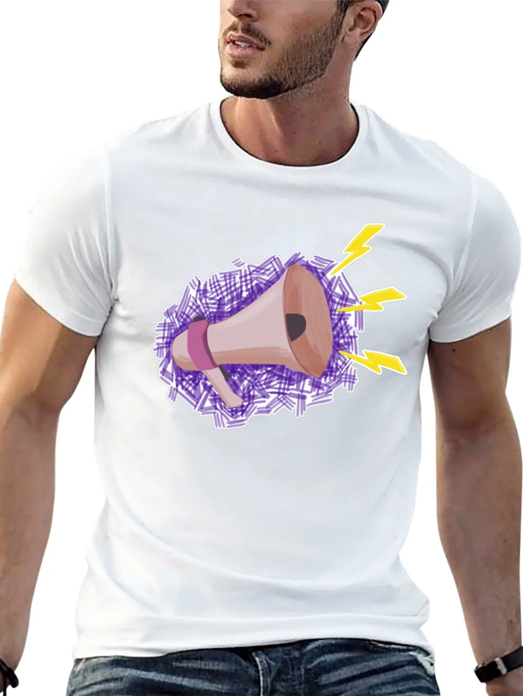 Megaphone Graphic Tee - Express Yourself! product image 3