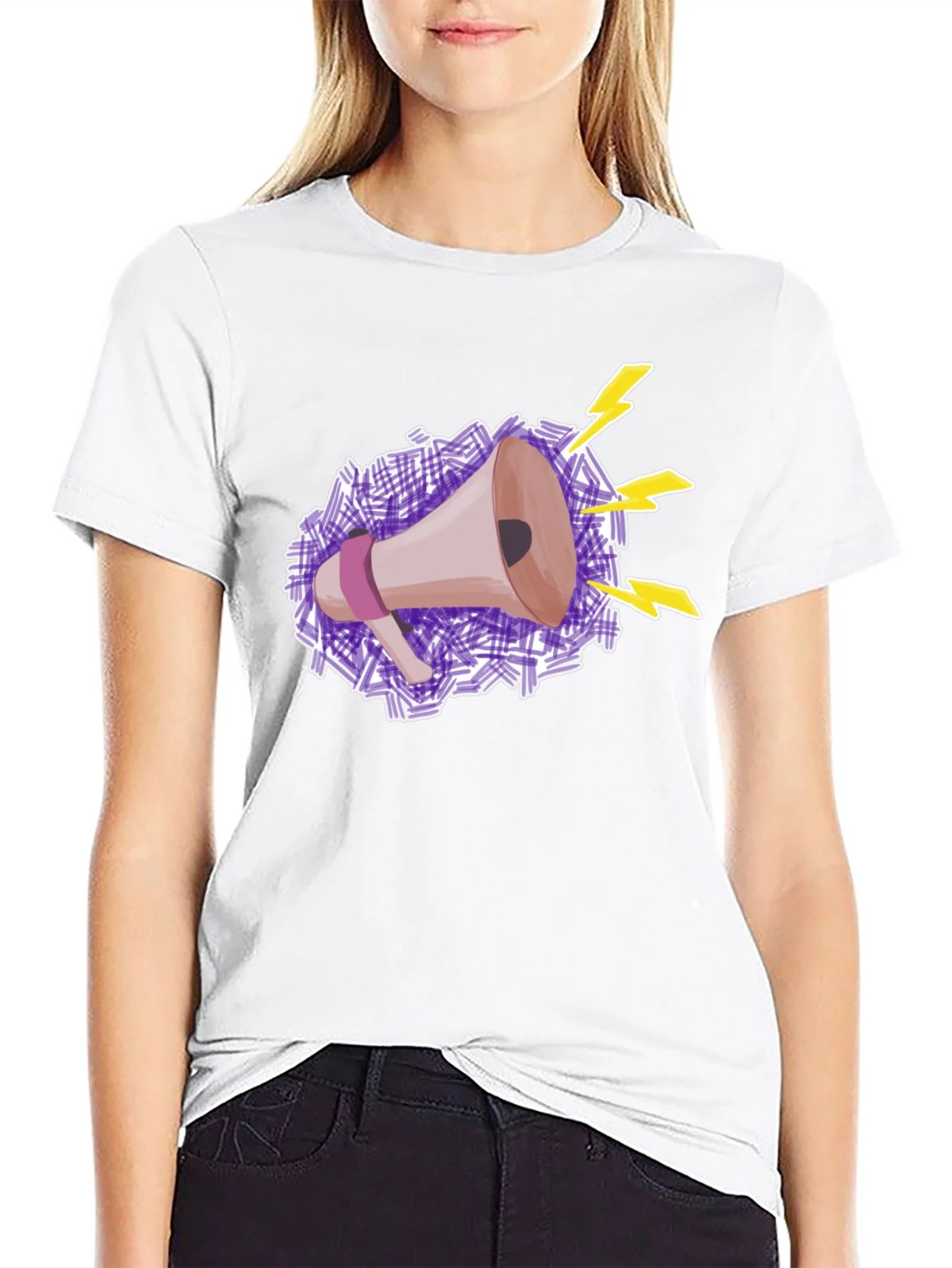 Megaphone Graphic Tee - Express Yourself! product image 2