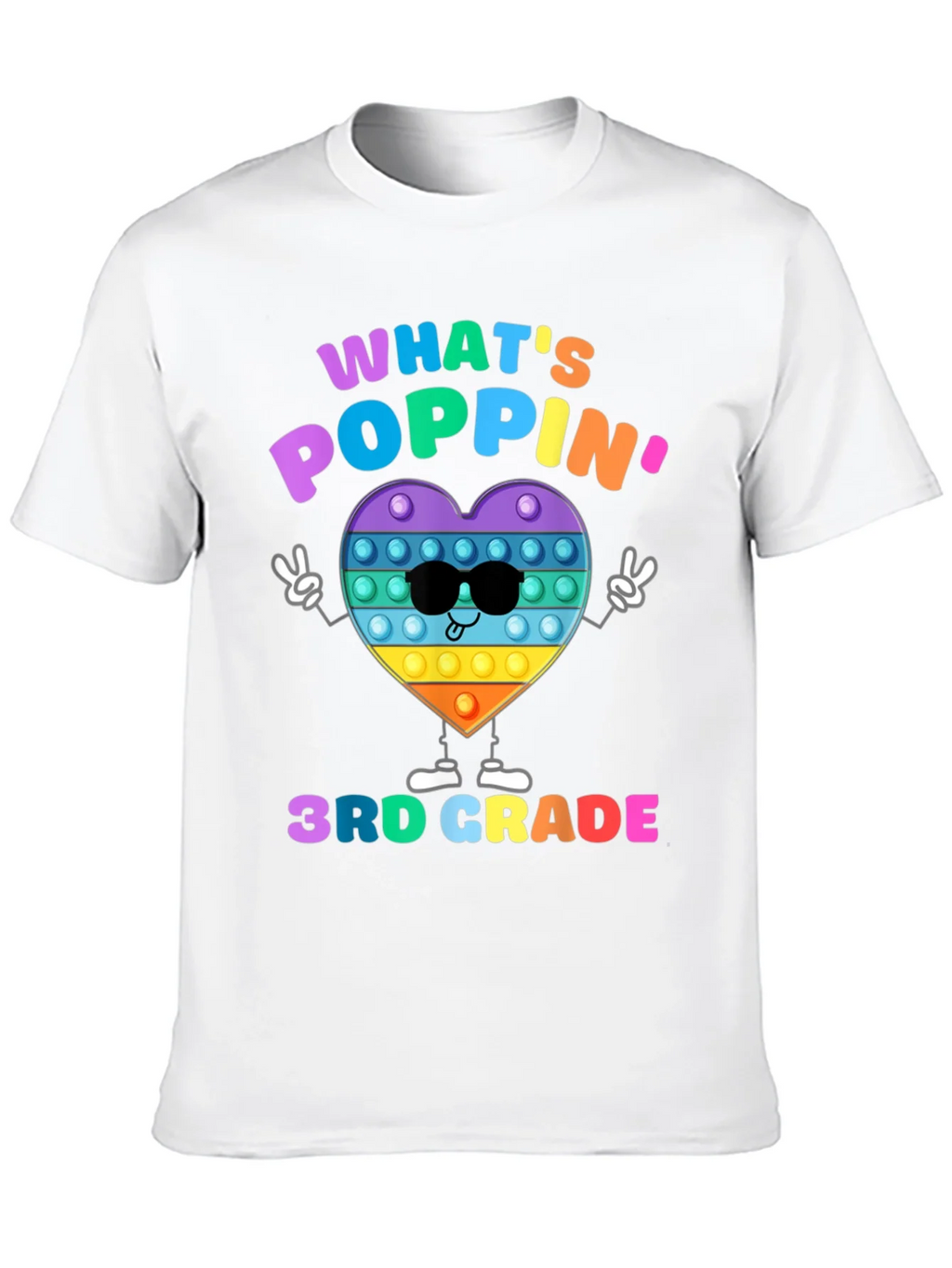 Whats Poppin 3rd Grade T-Shirt product image 9