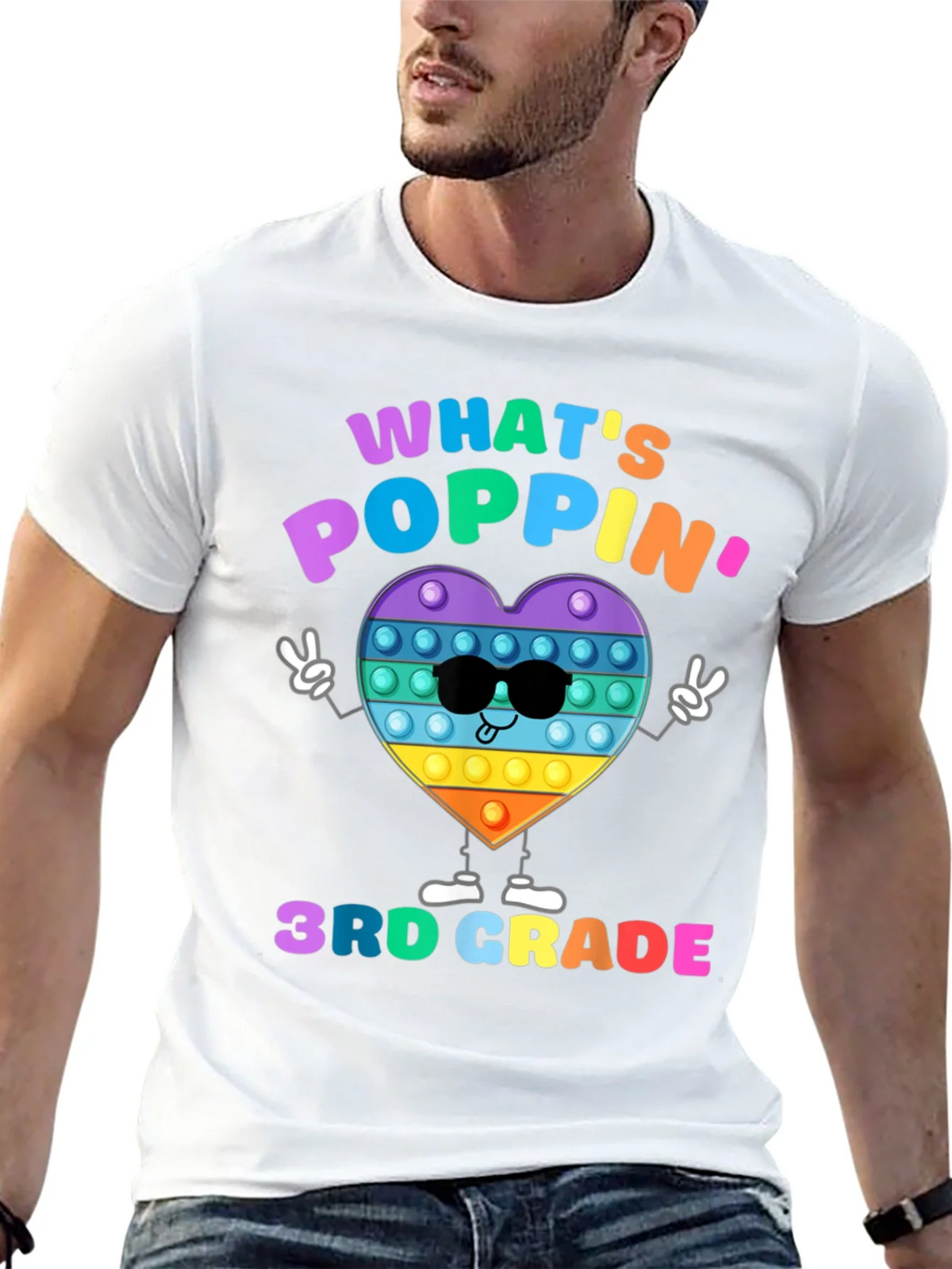 Whats Poppin 3rd Grade T-Shirt product image 12
