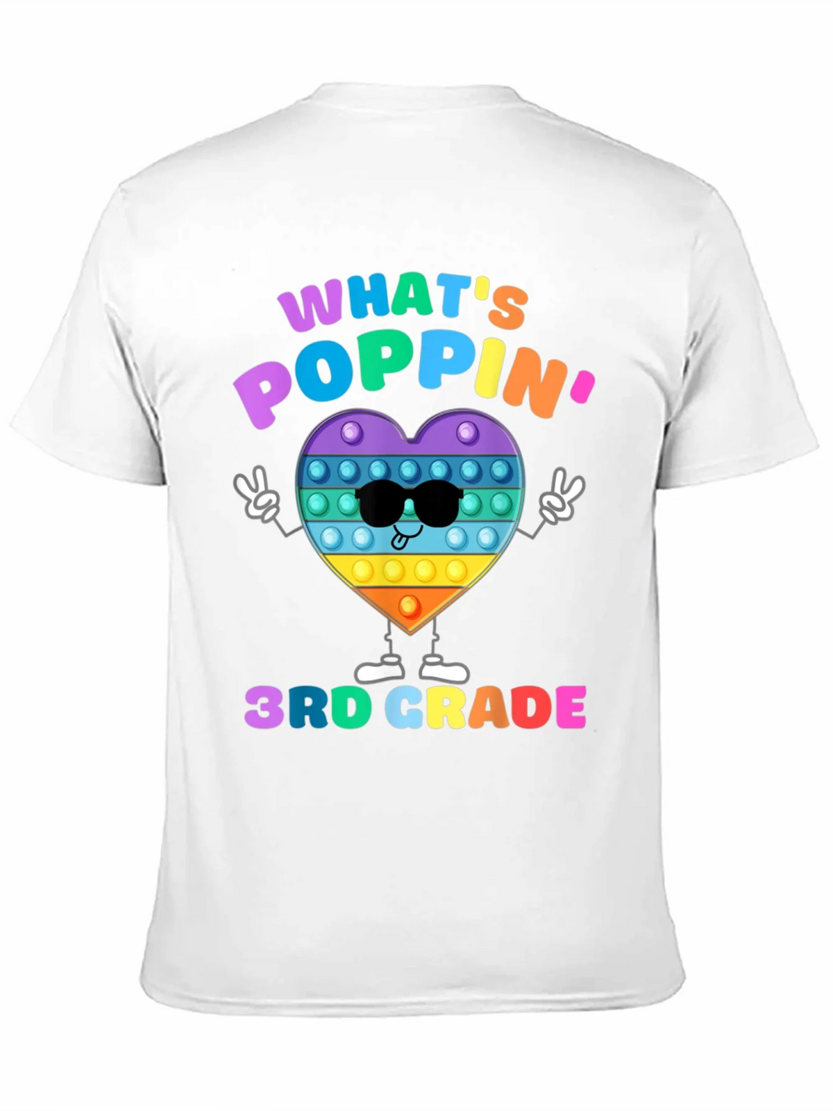 Whats Poppin 3rd Grade T-Shirt product image 10
