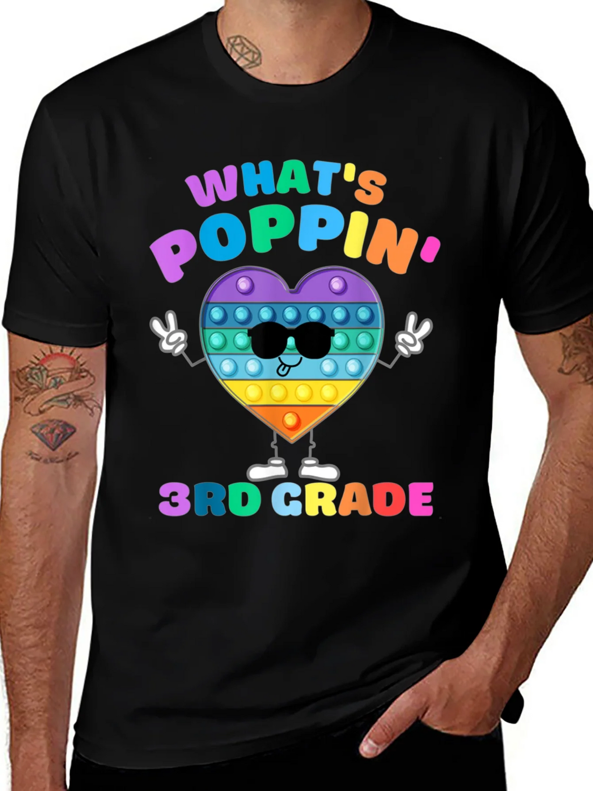 Whats Poppin 3rd Grade T-Shirt product image 1