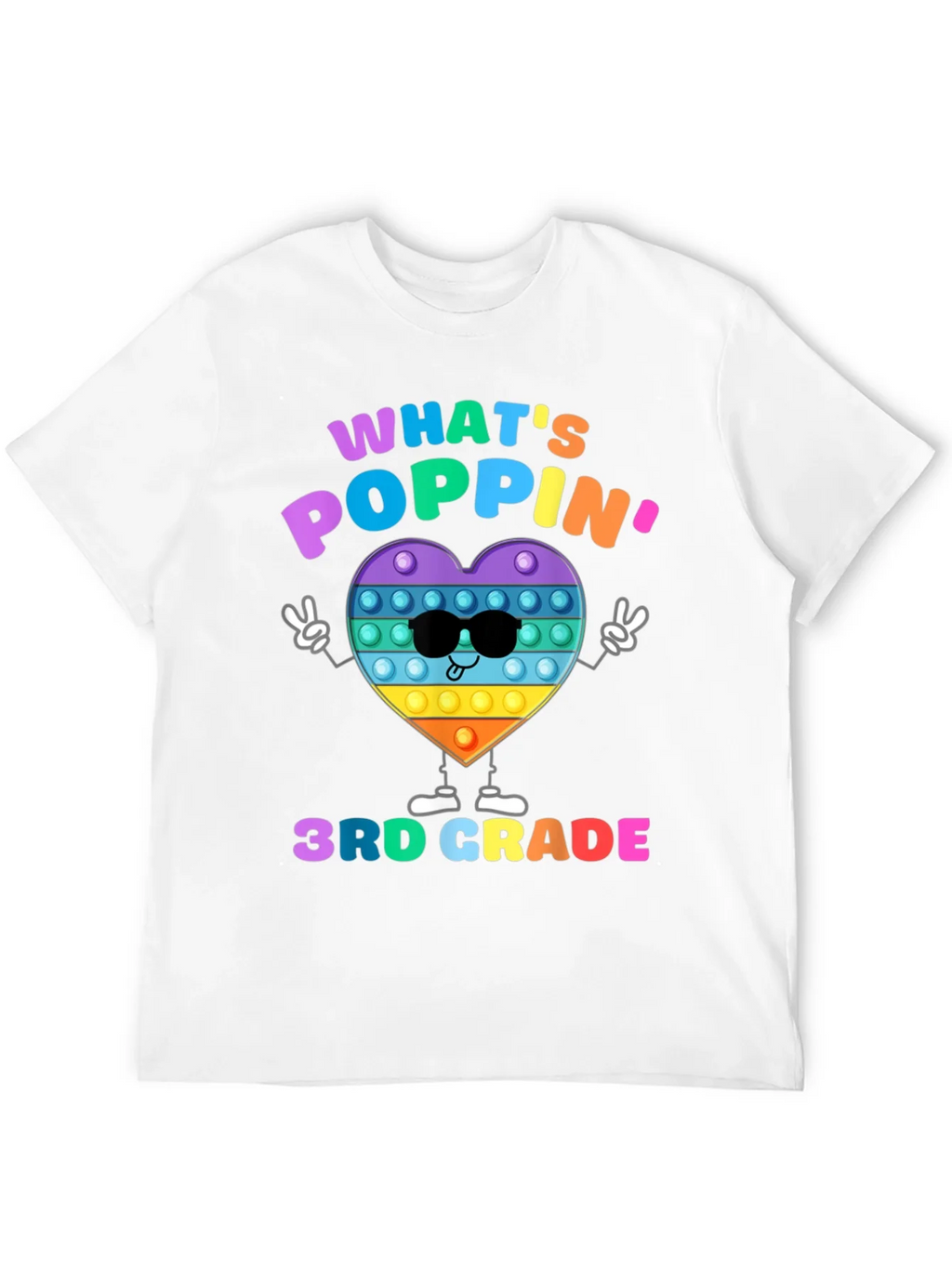 Whats Poppin 3rd Grade T-Shirt product image 11