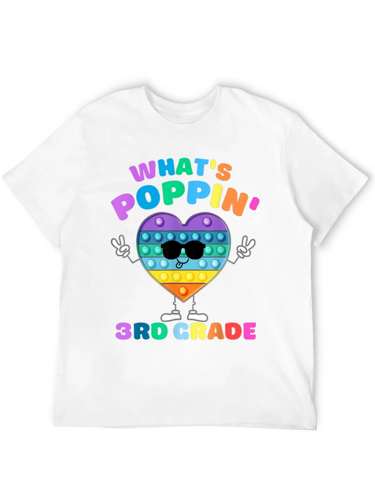 Whats Poppin 3rd Grade T-Shirt product image 11