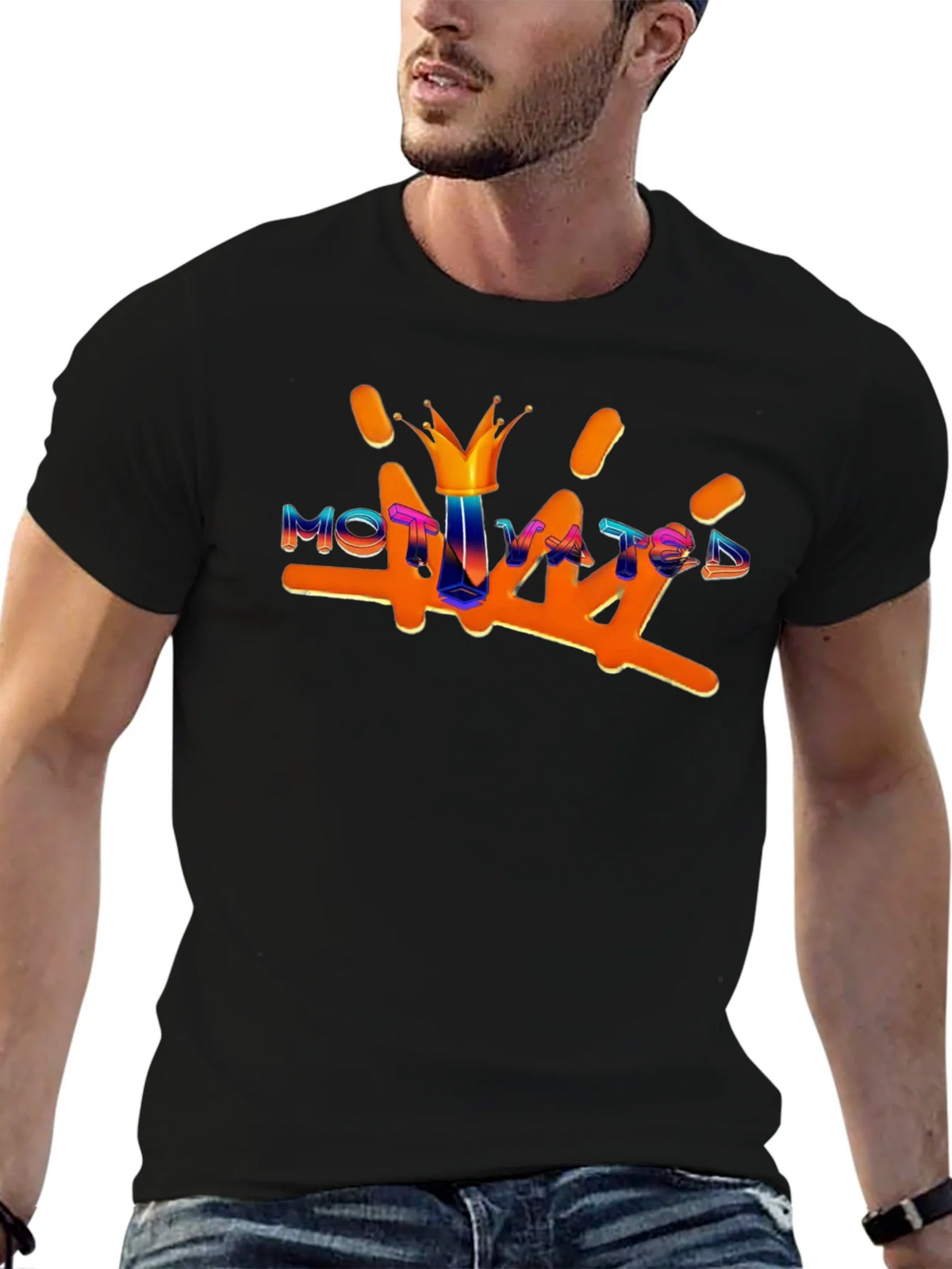 Motivated Graphic Tee - Stylish & Comfortable Mens T-Shirt product image 6