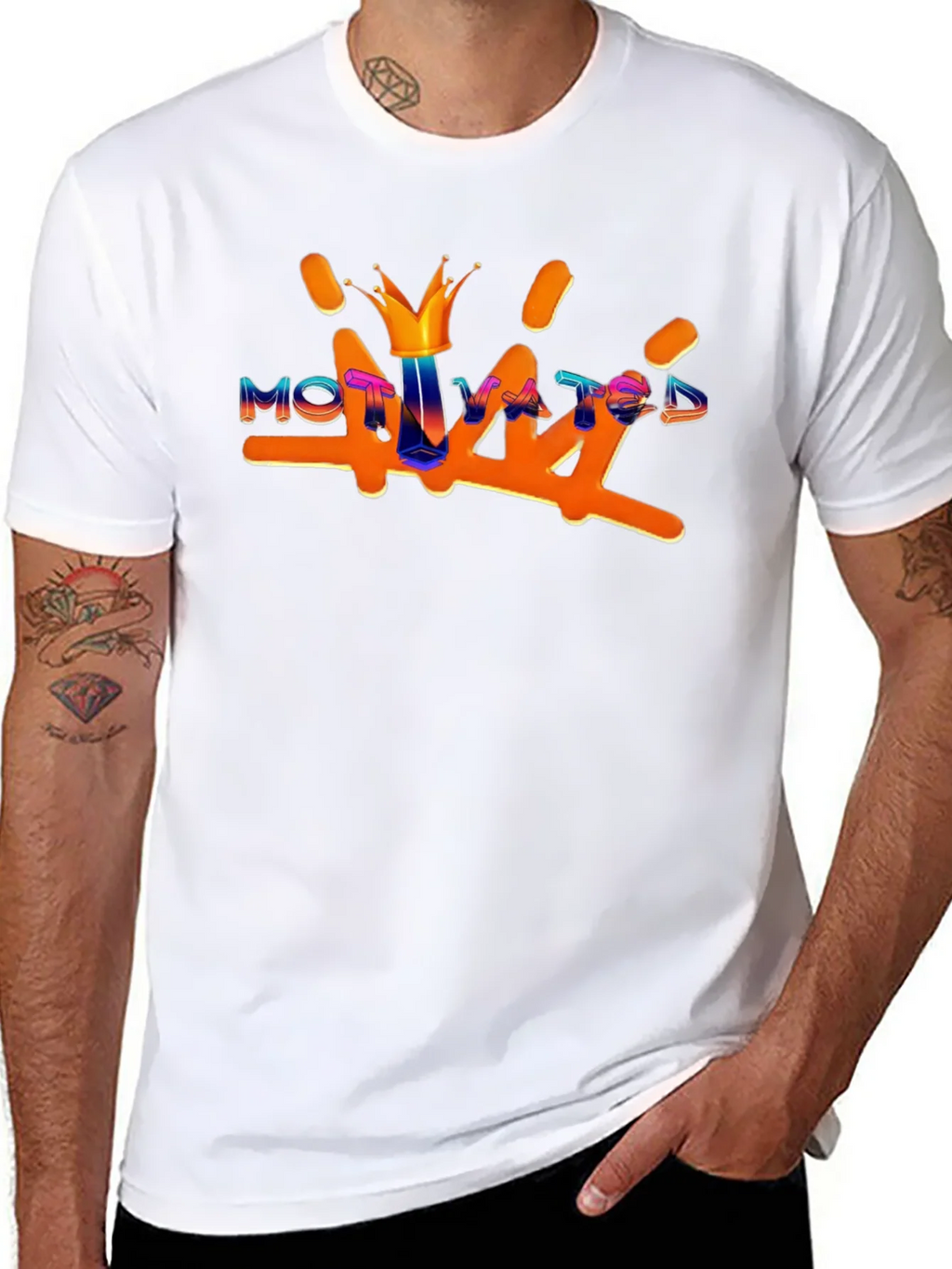 Motivated Graphic Tee - Stylish & Comfortable Mens T-Shirt product image 7