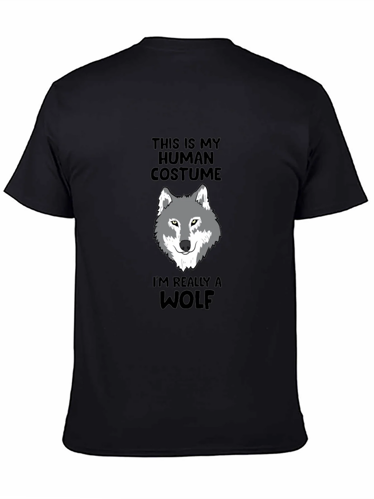 Human Costume Wolf Graphic Tee - Funny Novelty Shirt product image 4