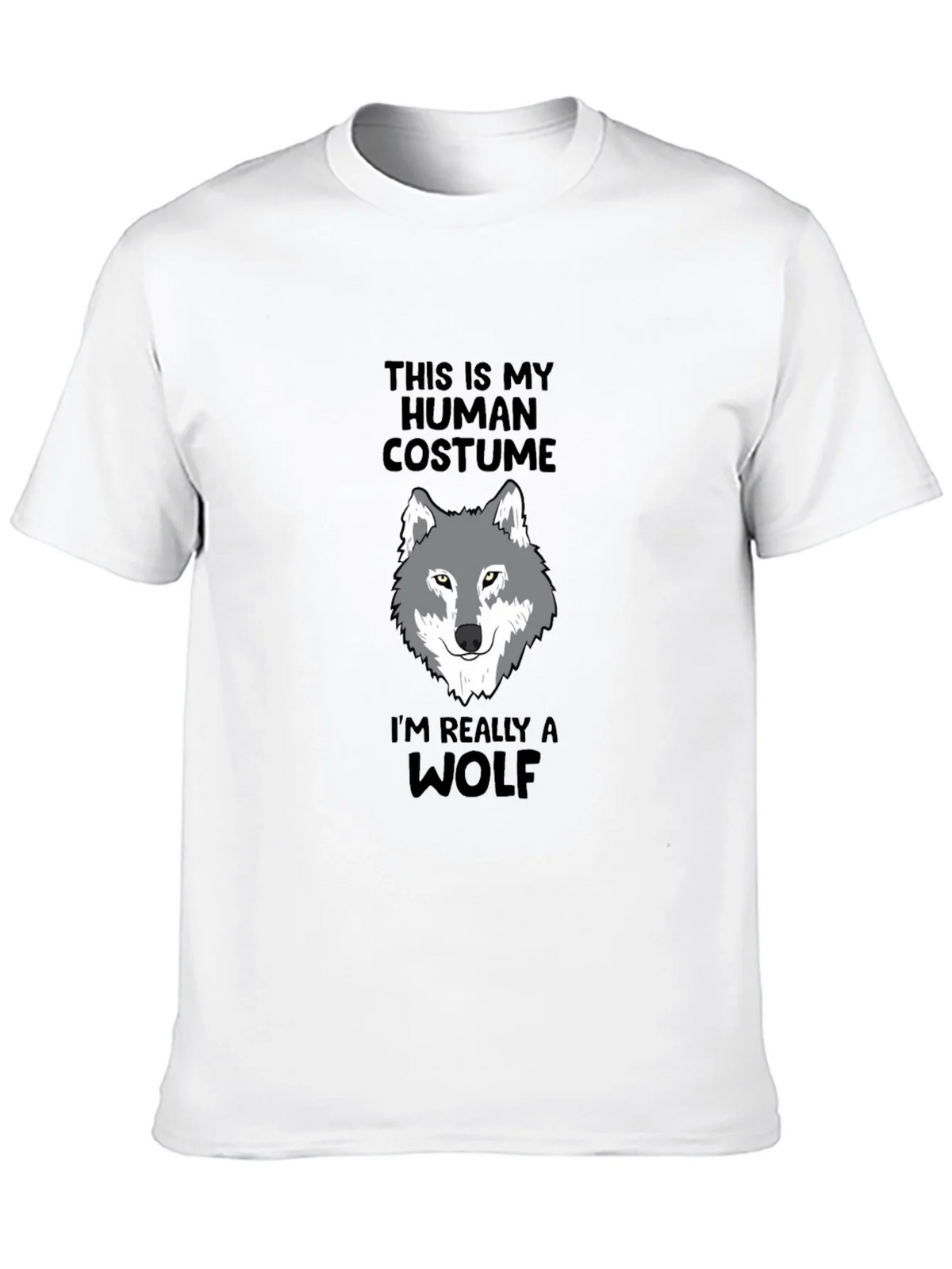 Human Costume Wolf Graphic Tee - Funny Novelty Shirt product image 9
