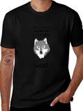 Human Costume Wolf Graphic Tee - Funny Novelty Shirt product image 1