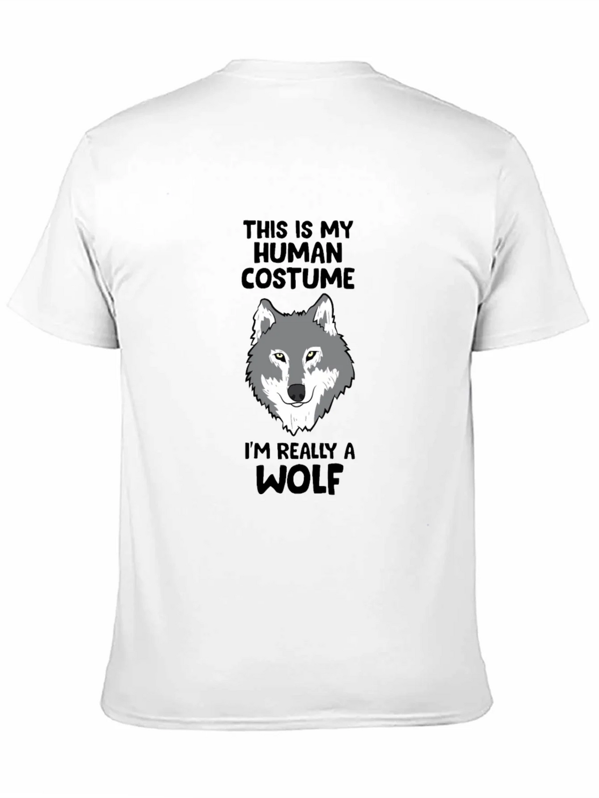 Human Costume Wolf Graphic Tee - Funny Novelty Shirt product image 10