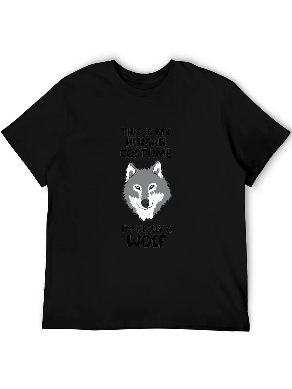 Human Costume Wolf Graphic Tee - Funny Novelty Shirt product image 5