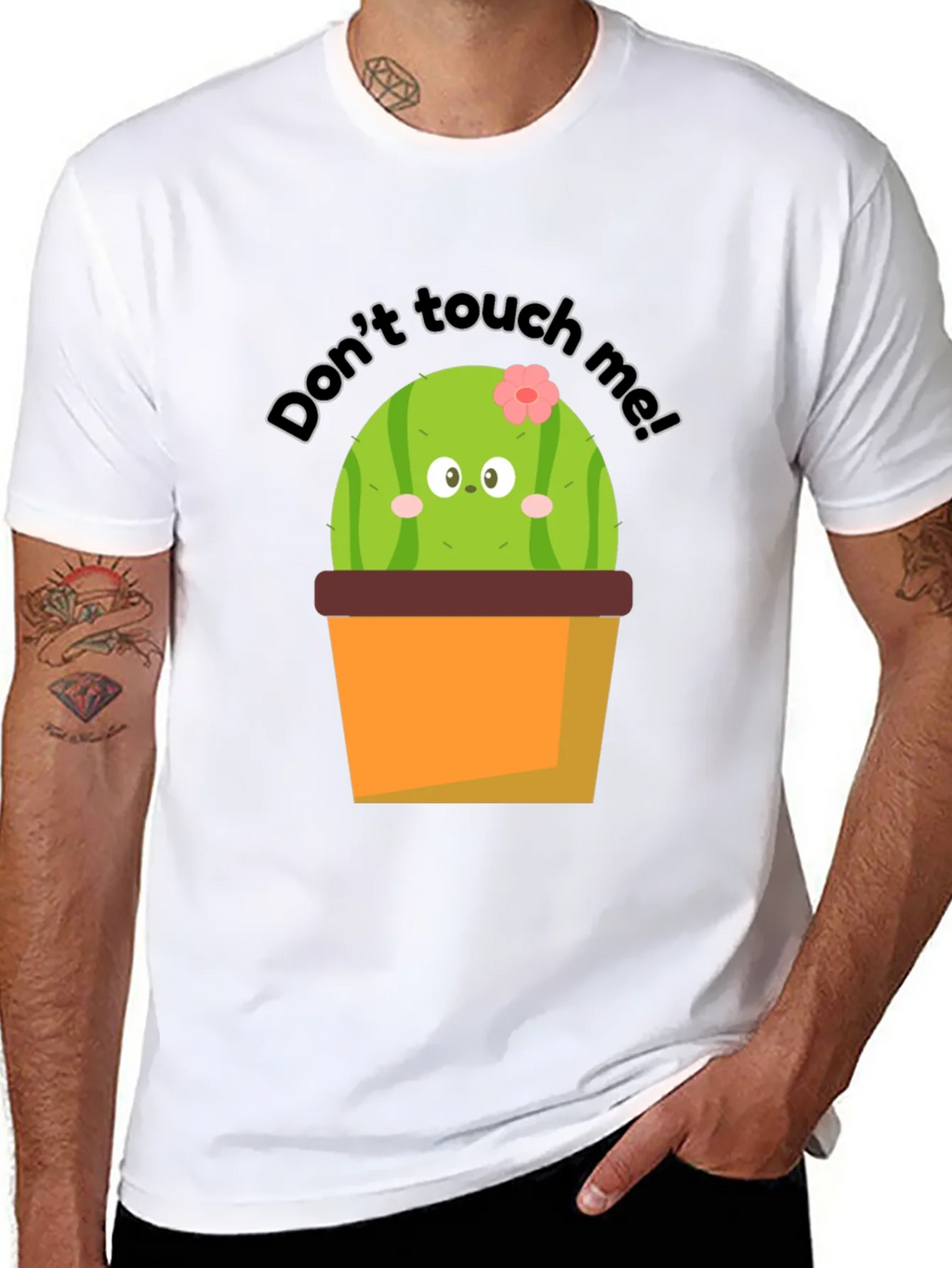Cute Cactus Graphic Tee - Dont Touch Me! product image 7