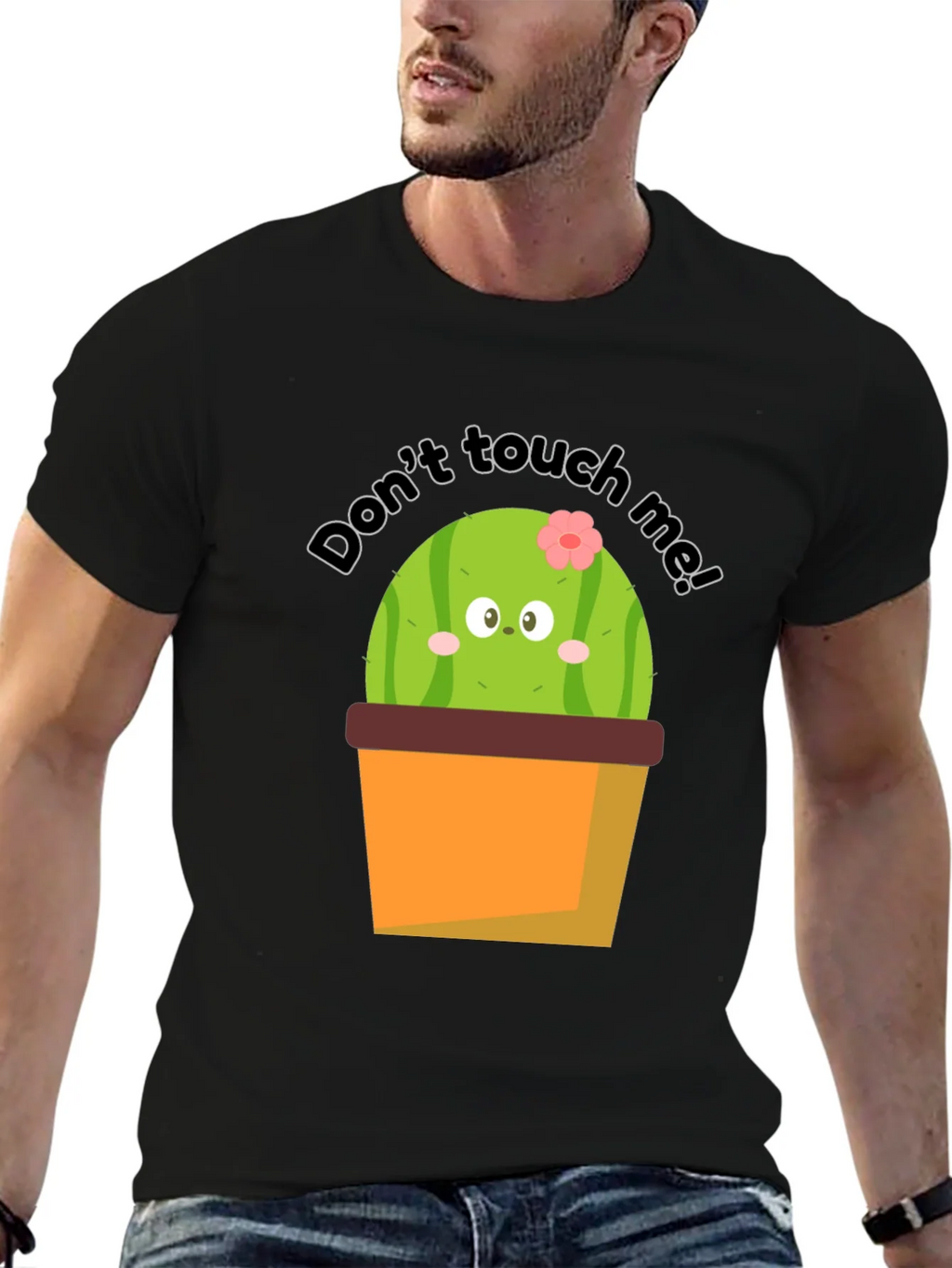 Cute Cactus Graphic Tee - Dont Touch Me! product image 6