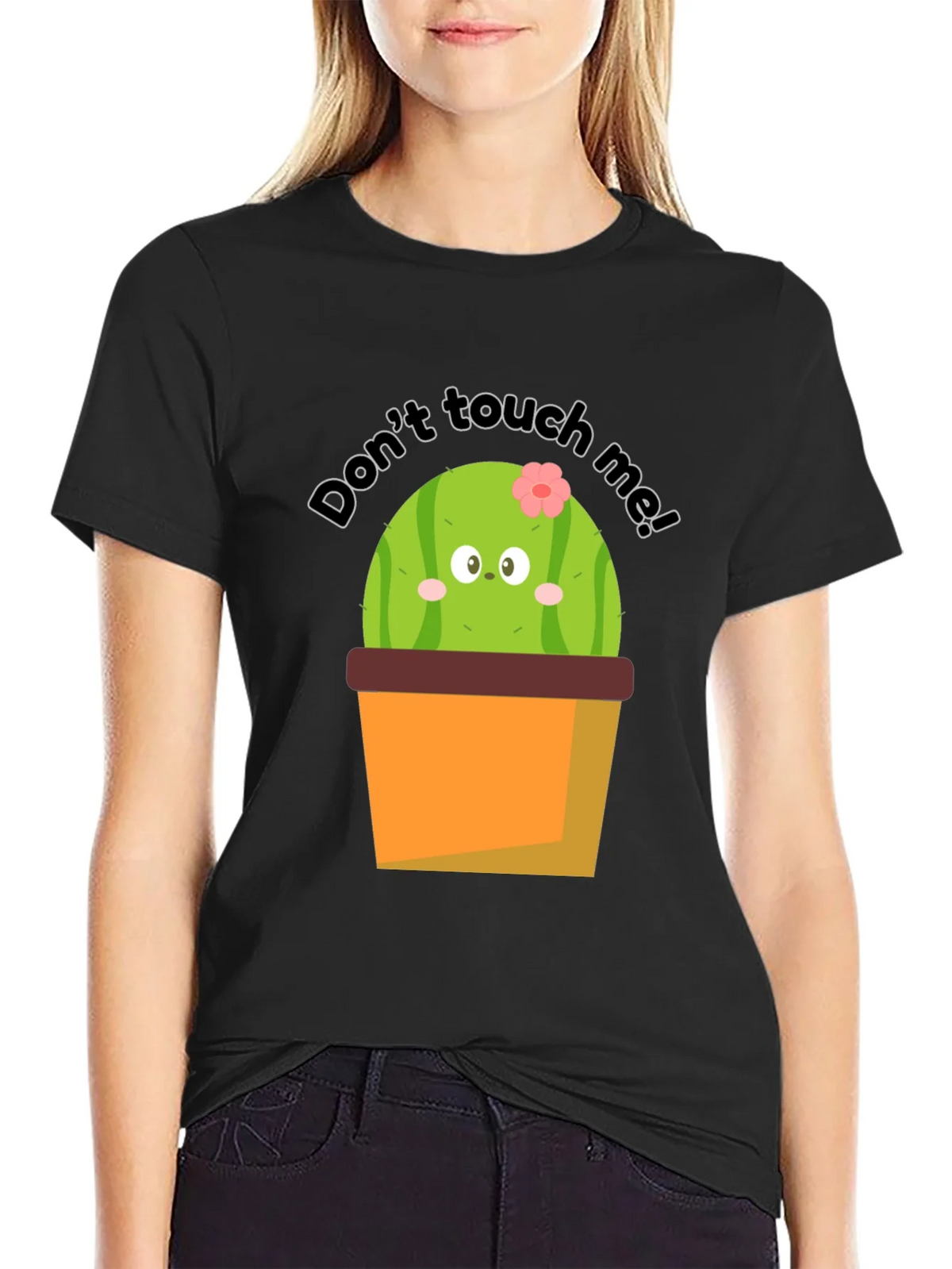 Cute Cactus Graphic Tee - Dont Touch Me! product image 2