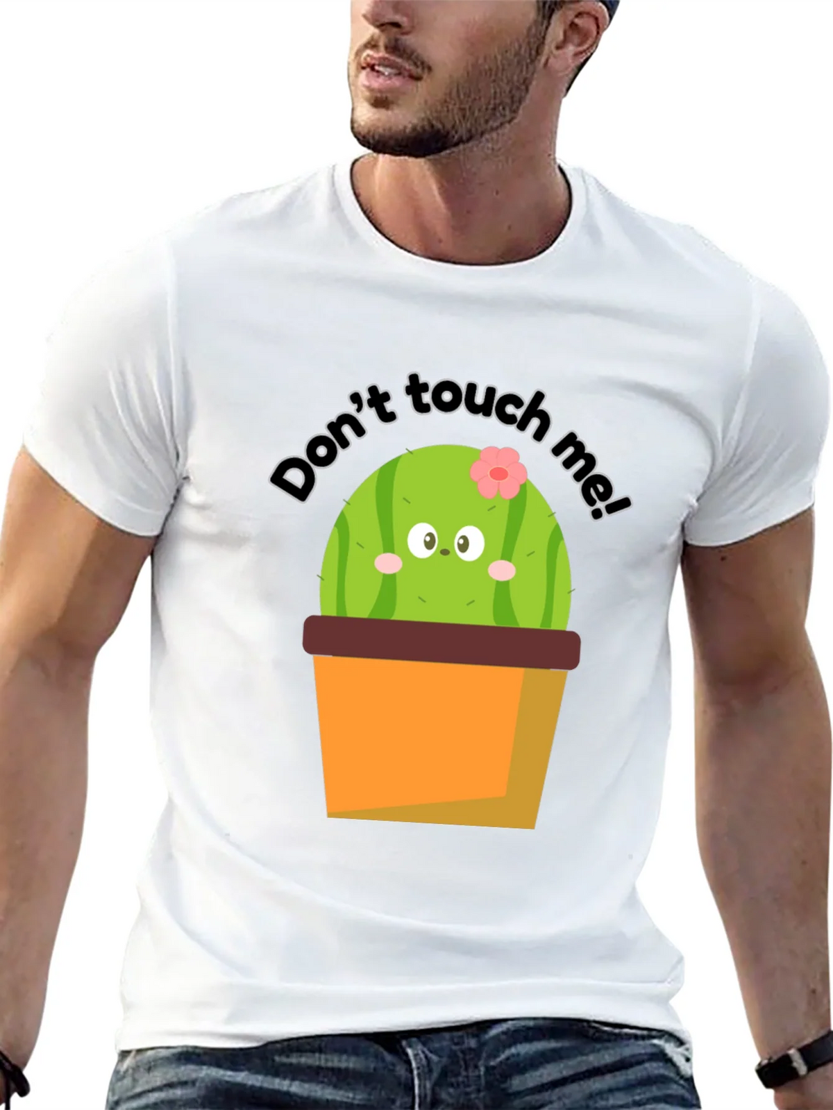 Cute Cactus Graphic Tee - Dont Touch Me! product image 12