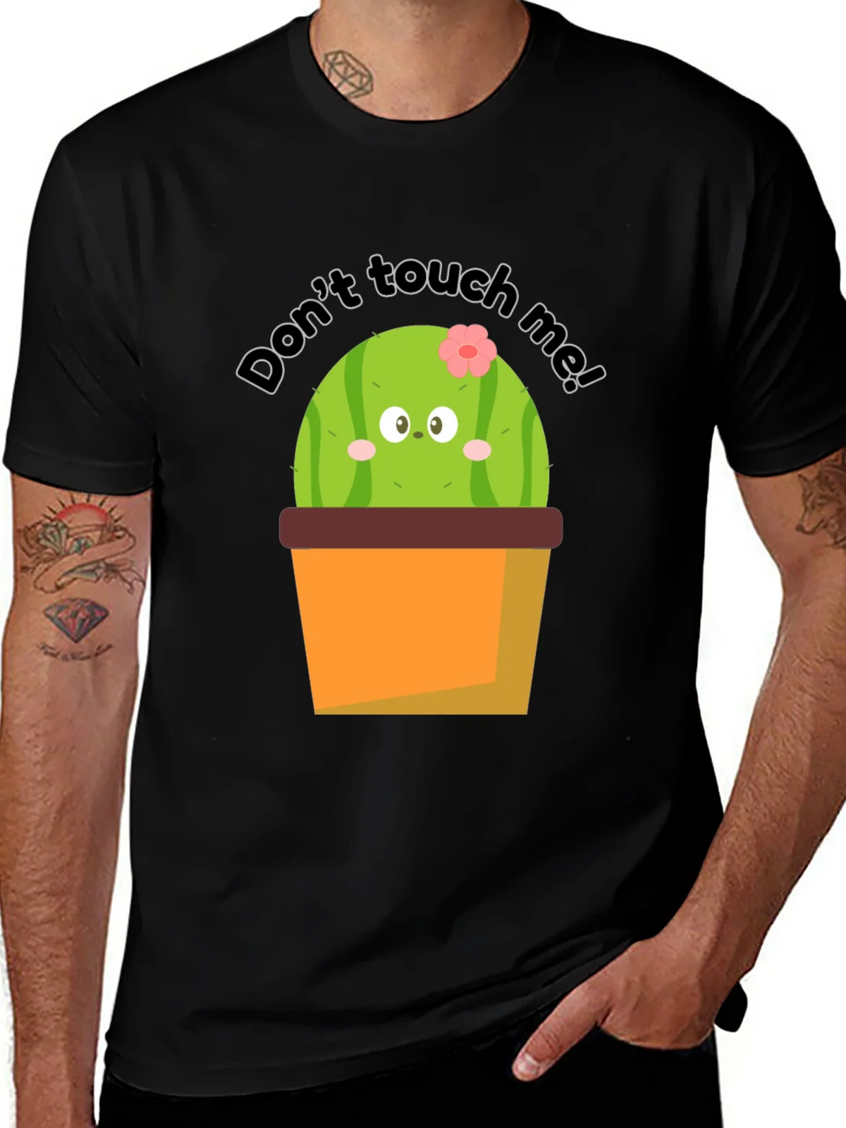 Cute Cactus Graphic Tee - Dont Touch Me! product image 1