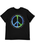 Peace Sign T-Shirt - Humanity is My Race product image 1