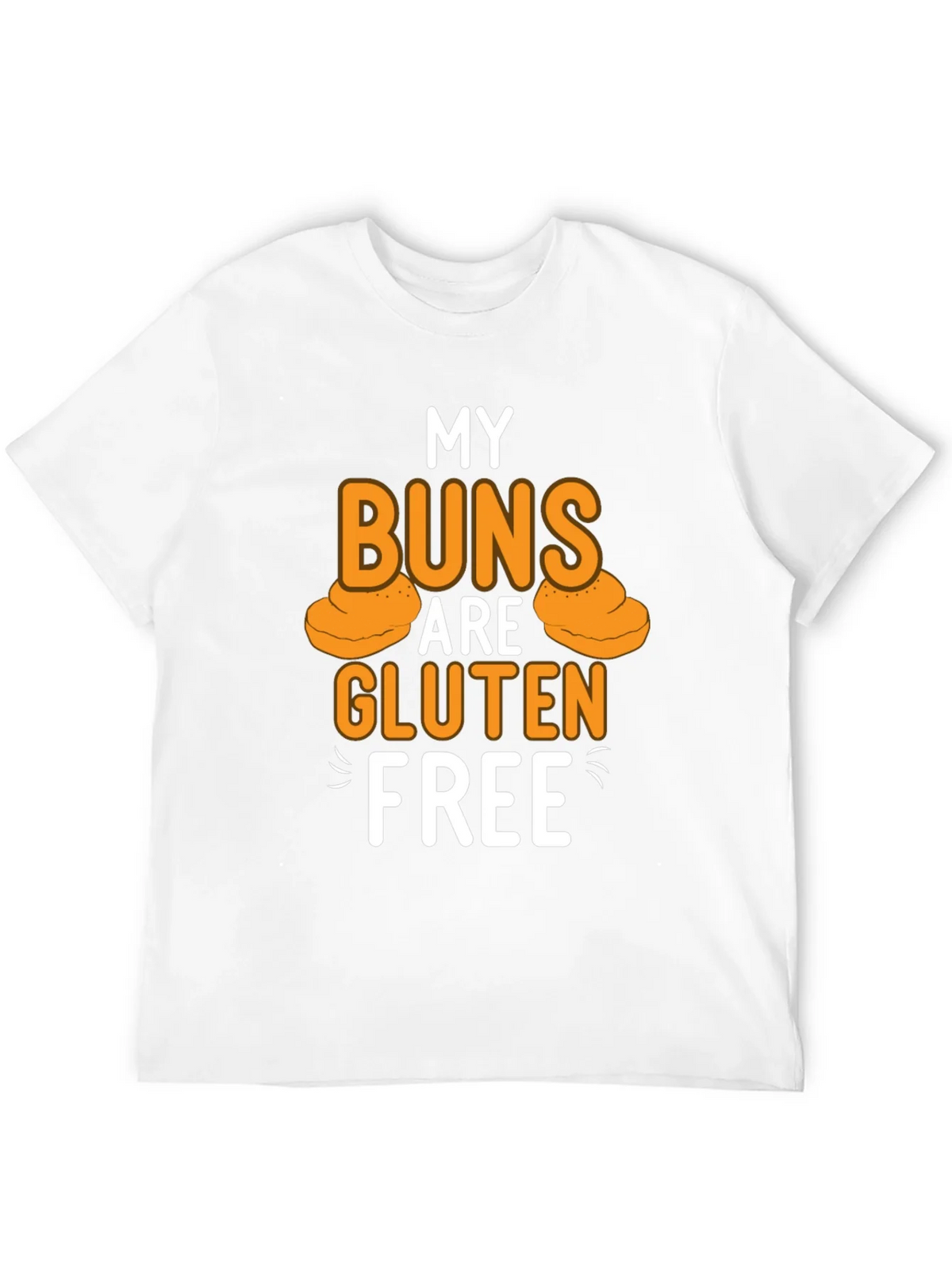 My Buns Are Gluten Free Black T-Shirt product image 11