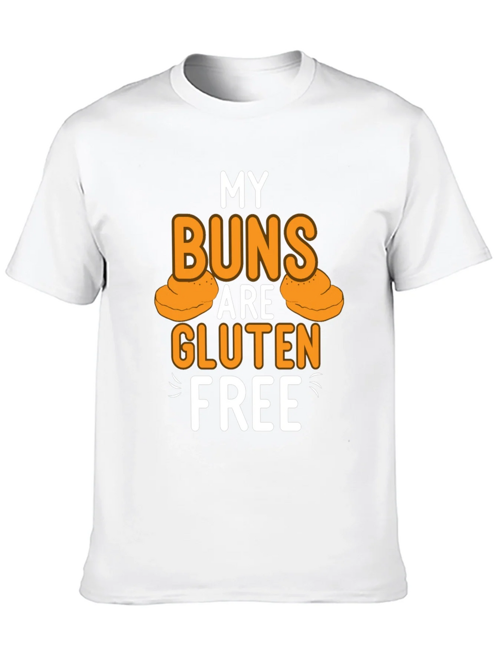 My Buns Are Gluten Free Black T-Shirt product image 9