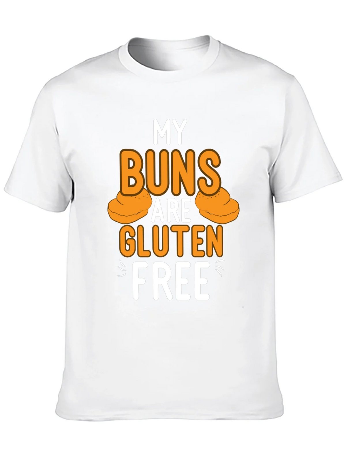 My Buns Are Gluten Free Black T-Shirt product image 9