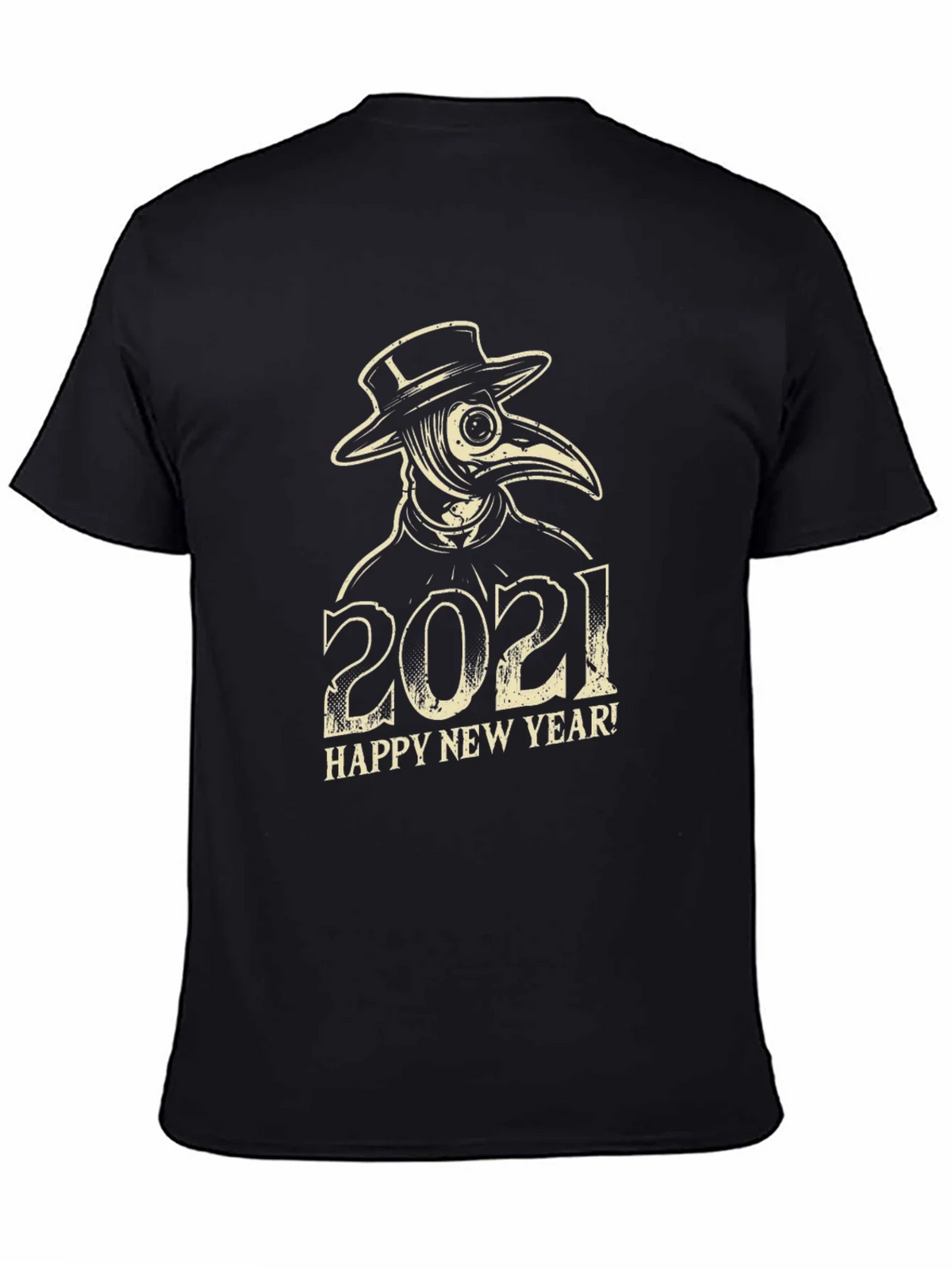Plague Doctor 2021 Happy New Year T-Shirt product image 4