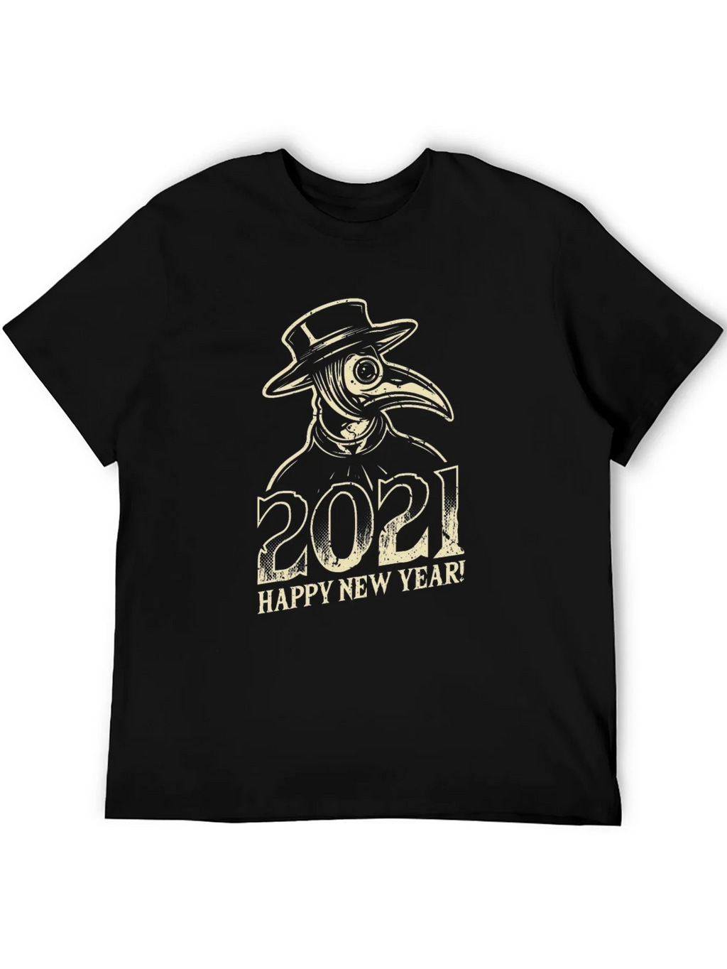 Plague Doctor 2021 Happy New Year T-Shirt product image 5