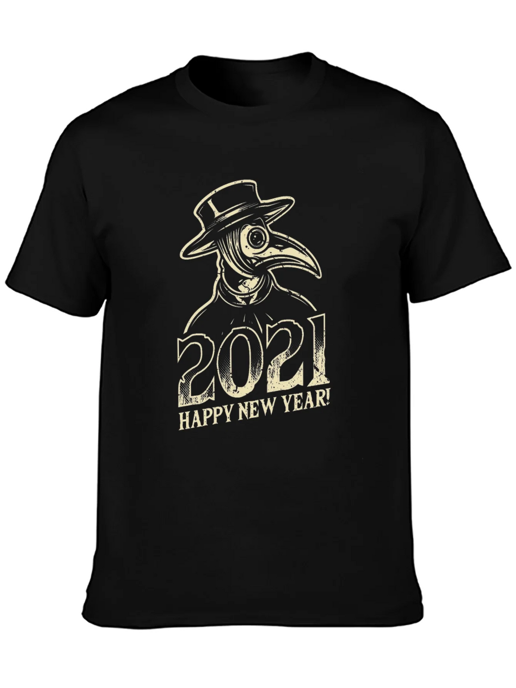Plague Doctor 2021 Happy New Year T-Shirt product image 3