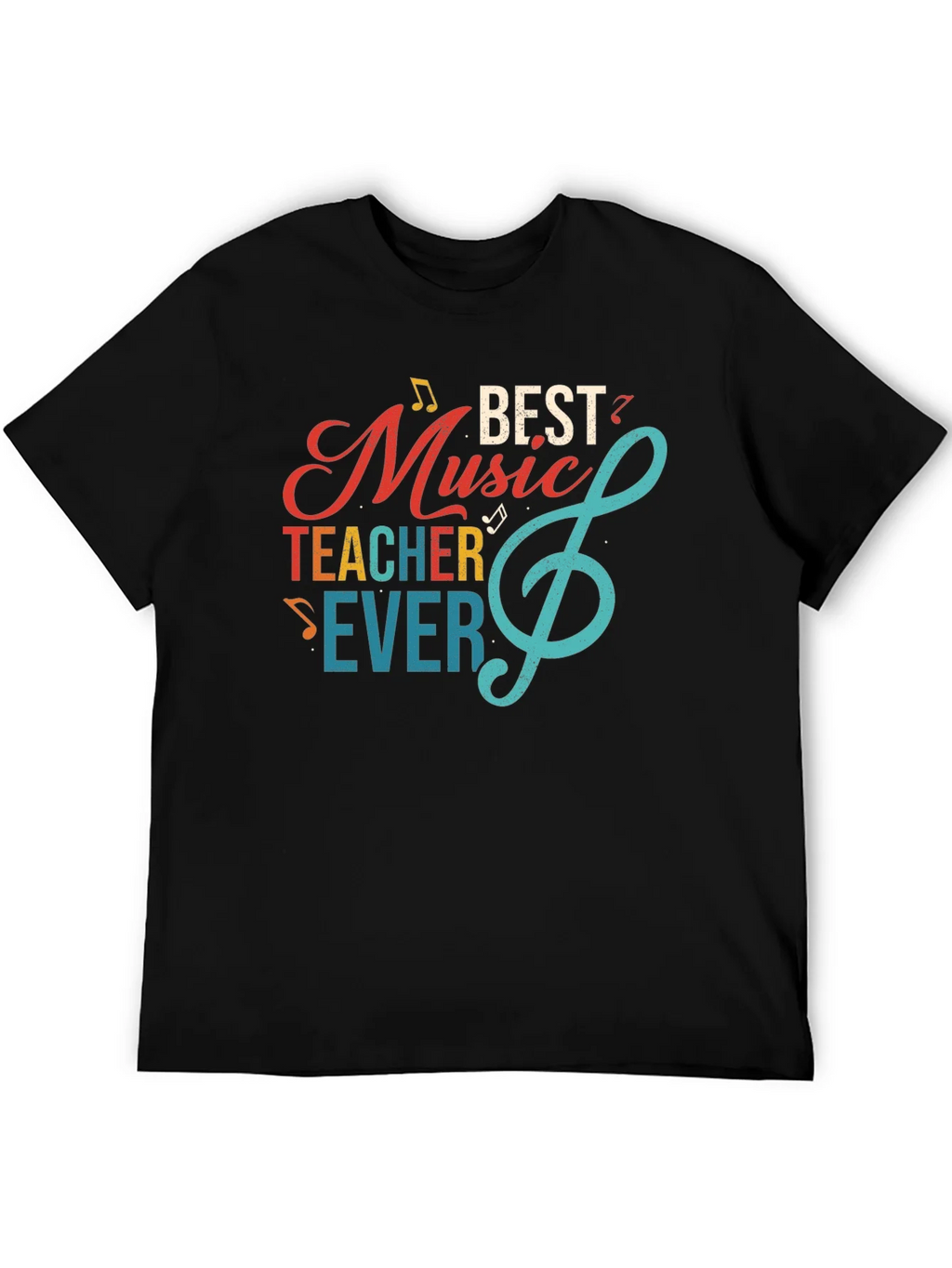 Best Music Teacher Ever Graphic T-Shirt product image 4