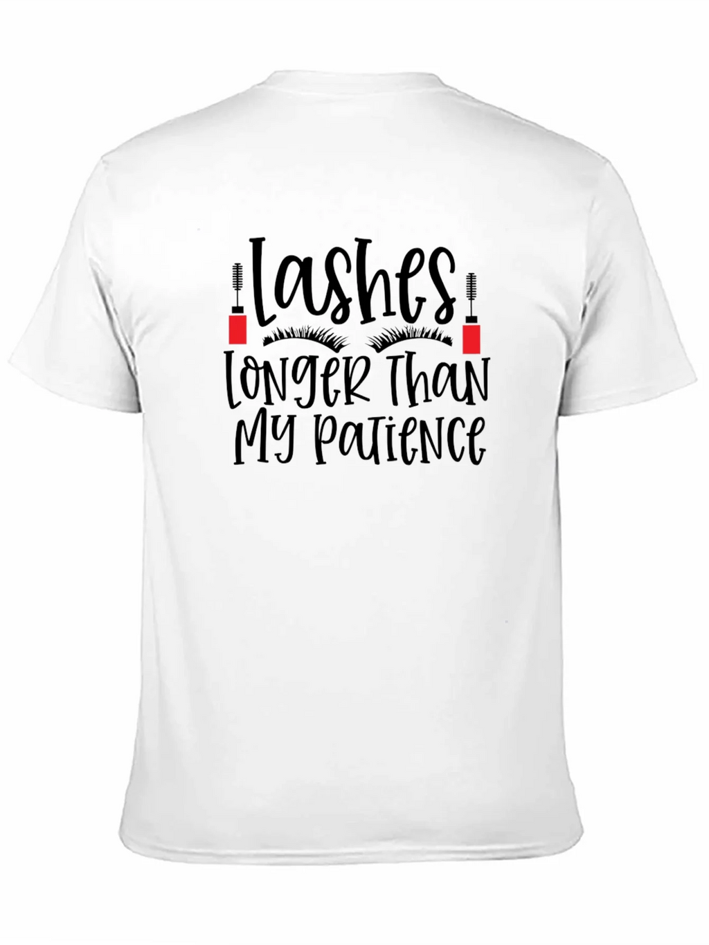 Lashes Longer Than My Patience Graphic Tee product image 10