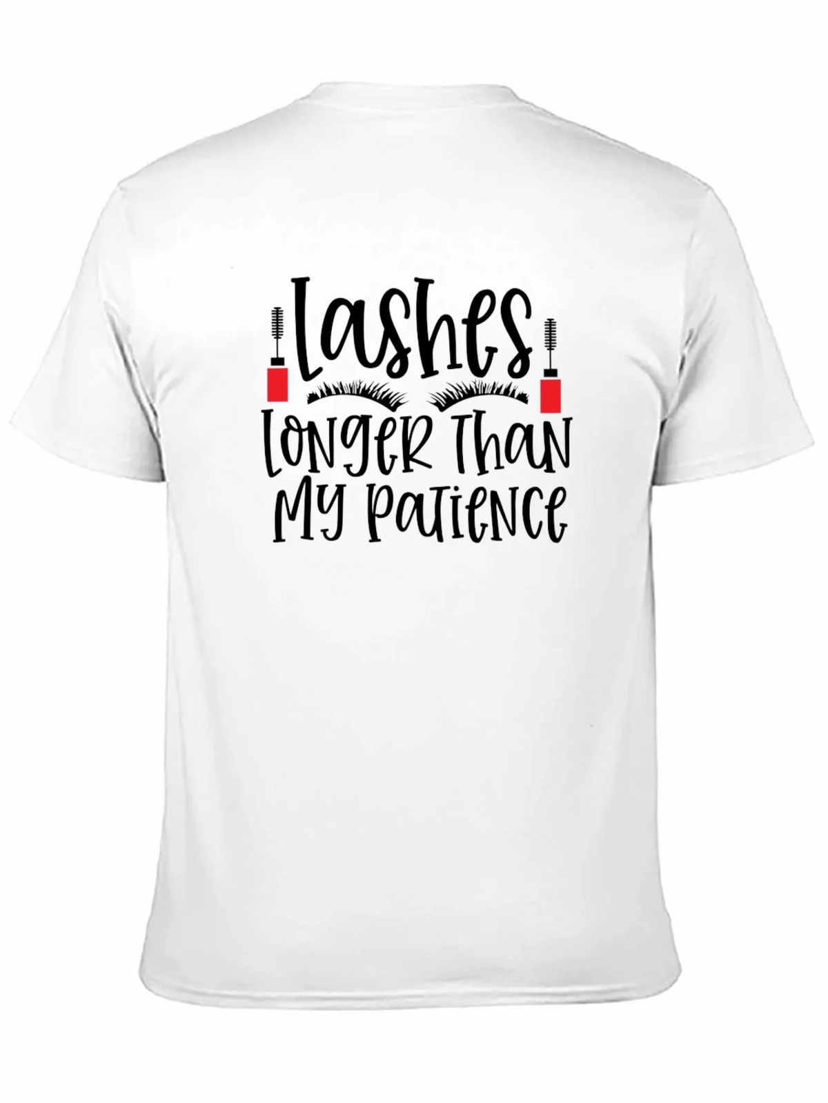 Lashes Longer Than My Patience Graphic Tee product image 10
